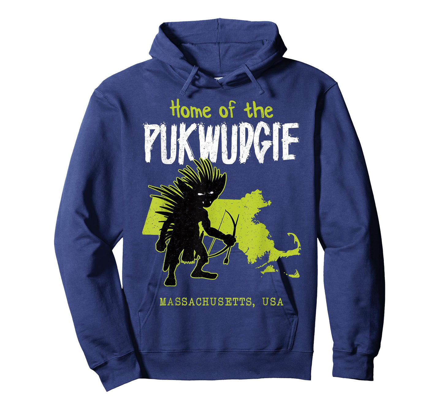 Home Of The Pukwudgie Massachusetts State American Cryptid T-Shirt