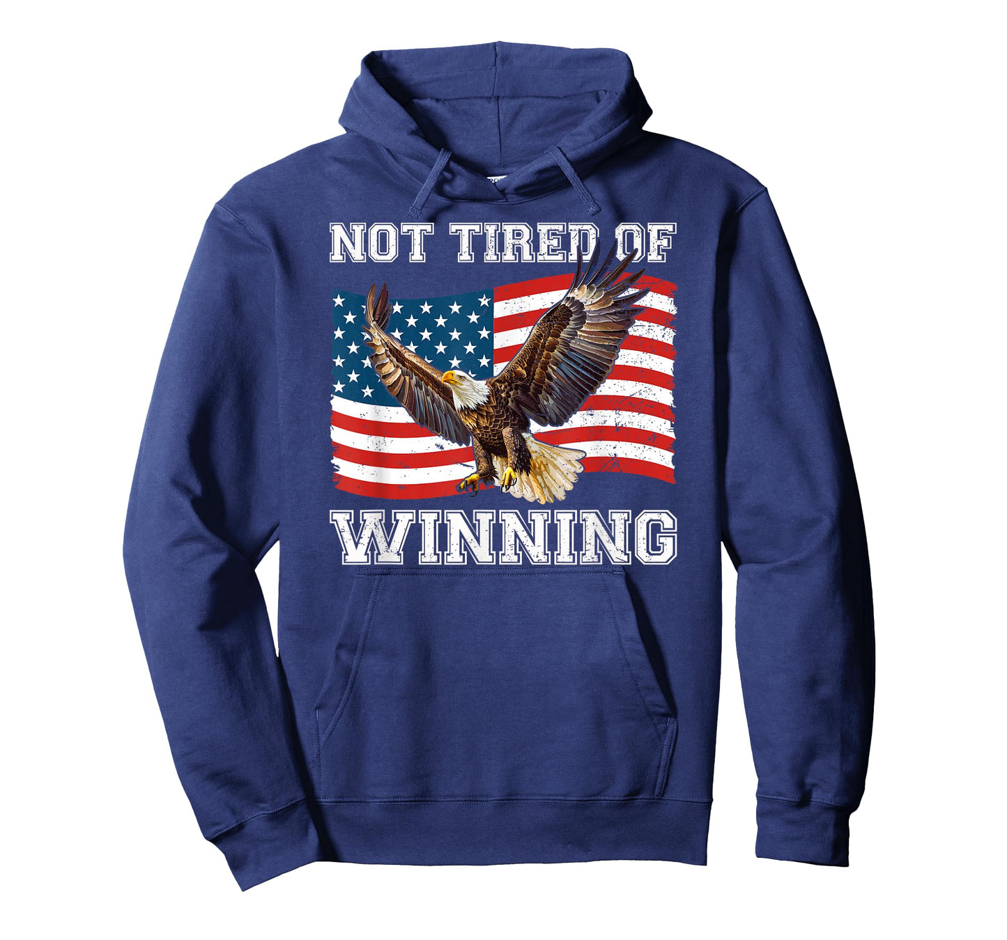American Flag Bald Eagle Not Tired Of Winning USA Patriotic T-Shirt