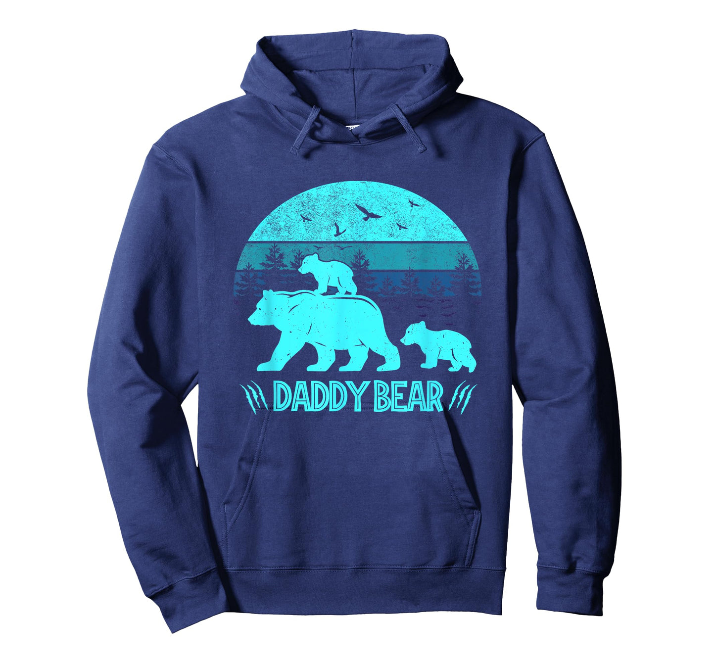 Daddy Bear 2 Cubs - Daddy Bear Twin - Dad 2 Kids T-Shirt