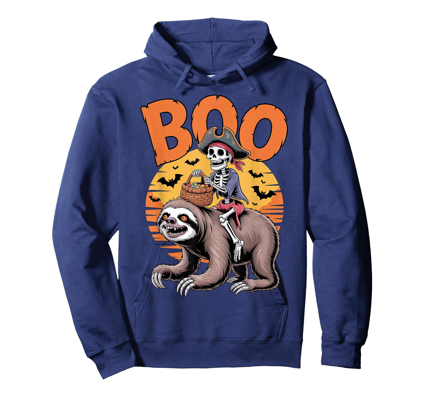 Spooky Sloth Costume on Boo Sloth Halloween T-Shirt