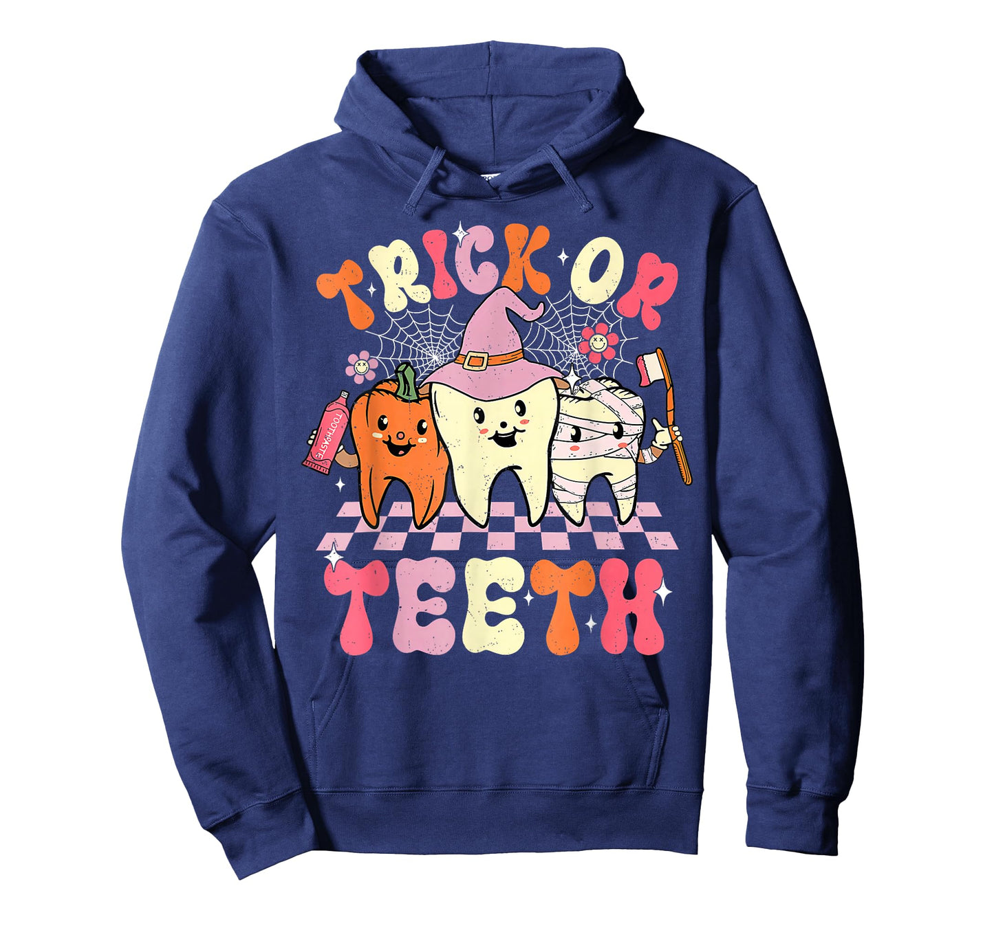 Funny Trick Or Teeth Halloween Dental Hygienist Or Assistant T-Shirt