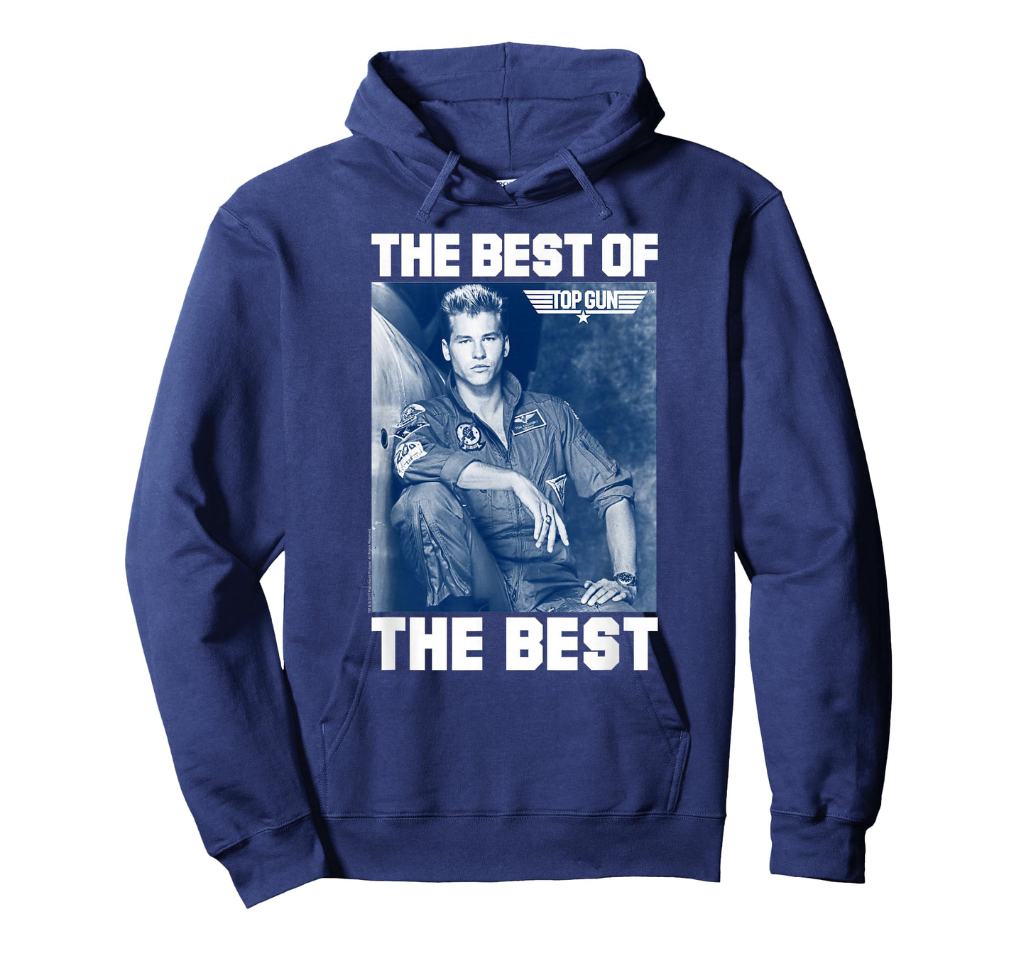 Top Gun The Best of The Best Iceman Blue Photo Action Movie T-Shirt