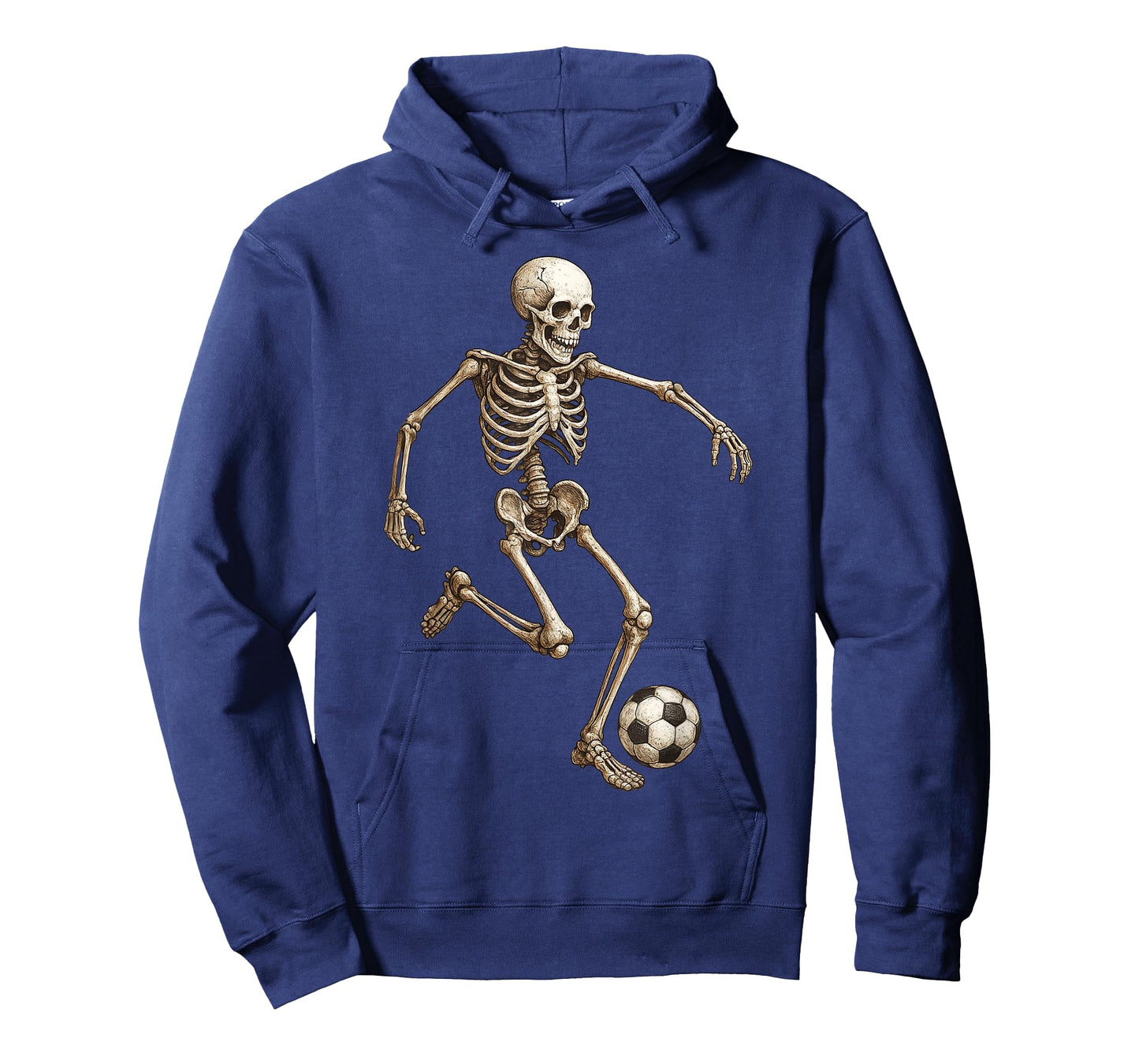 Skeleton Soccer Retro Halloween Costume Funny Men Boys Kids T-Shirt