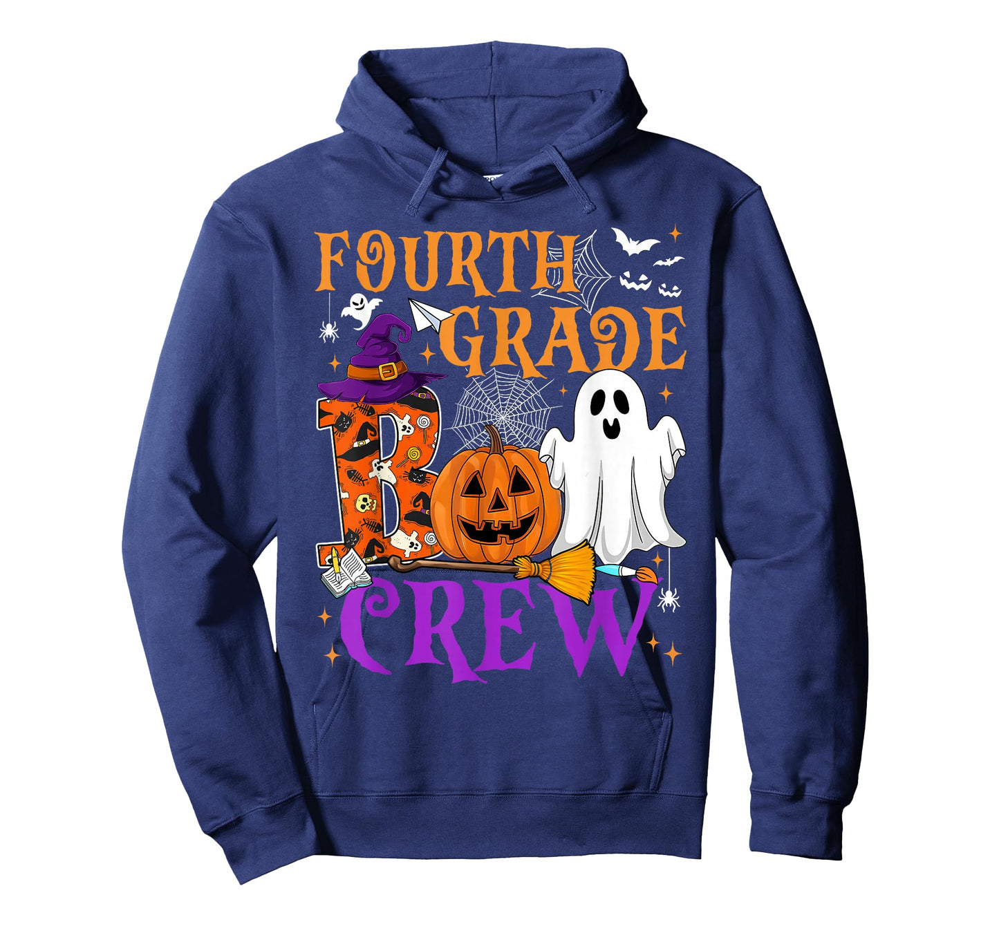 4th Grade Boo Crew Teacher Student Funny Halloween Costume T-Shirt