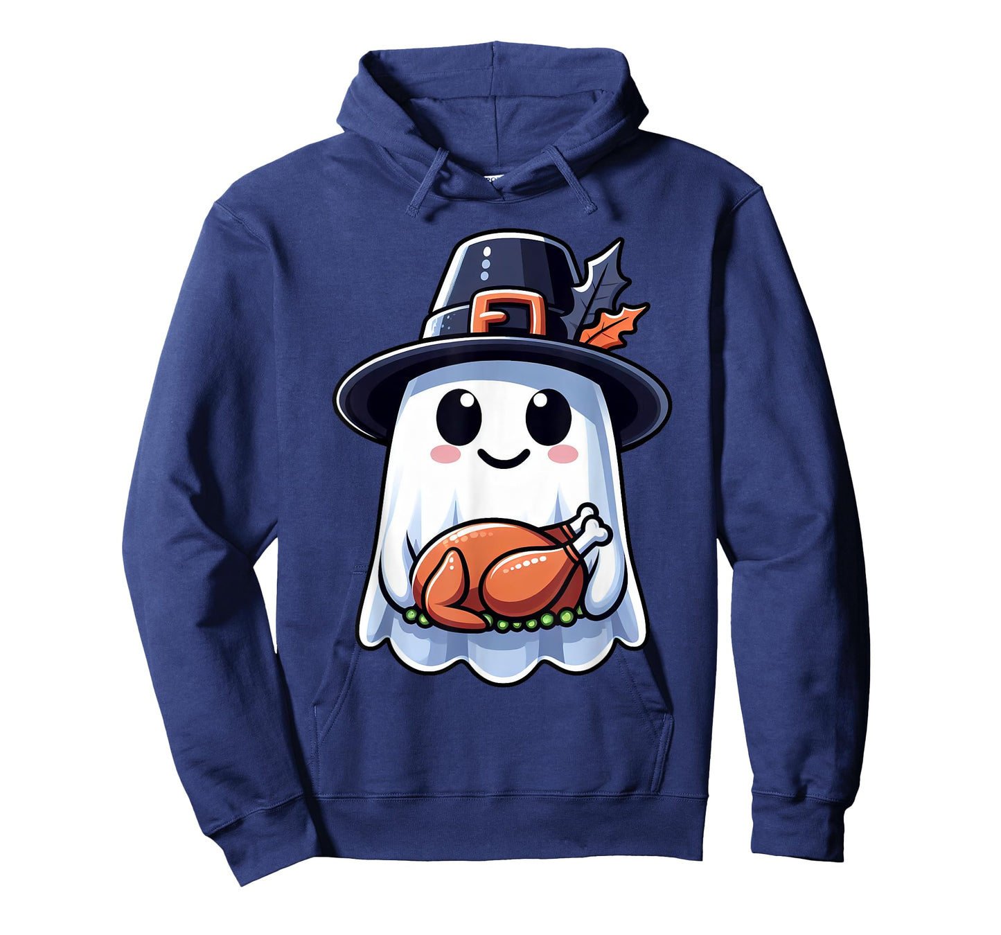 Thanksgiving Ghost Turkey Pocket Cute My Boo Halloween T-Shirt
