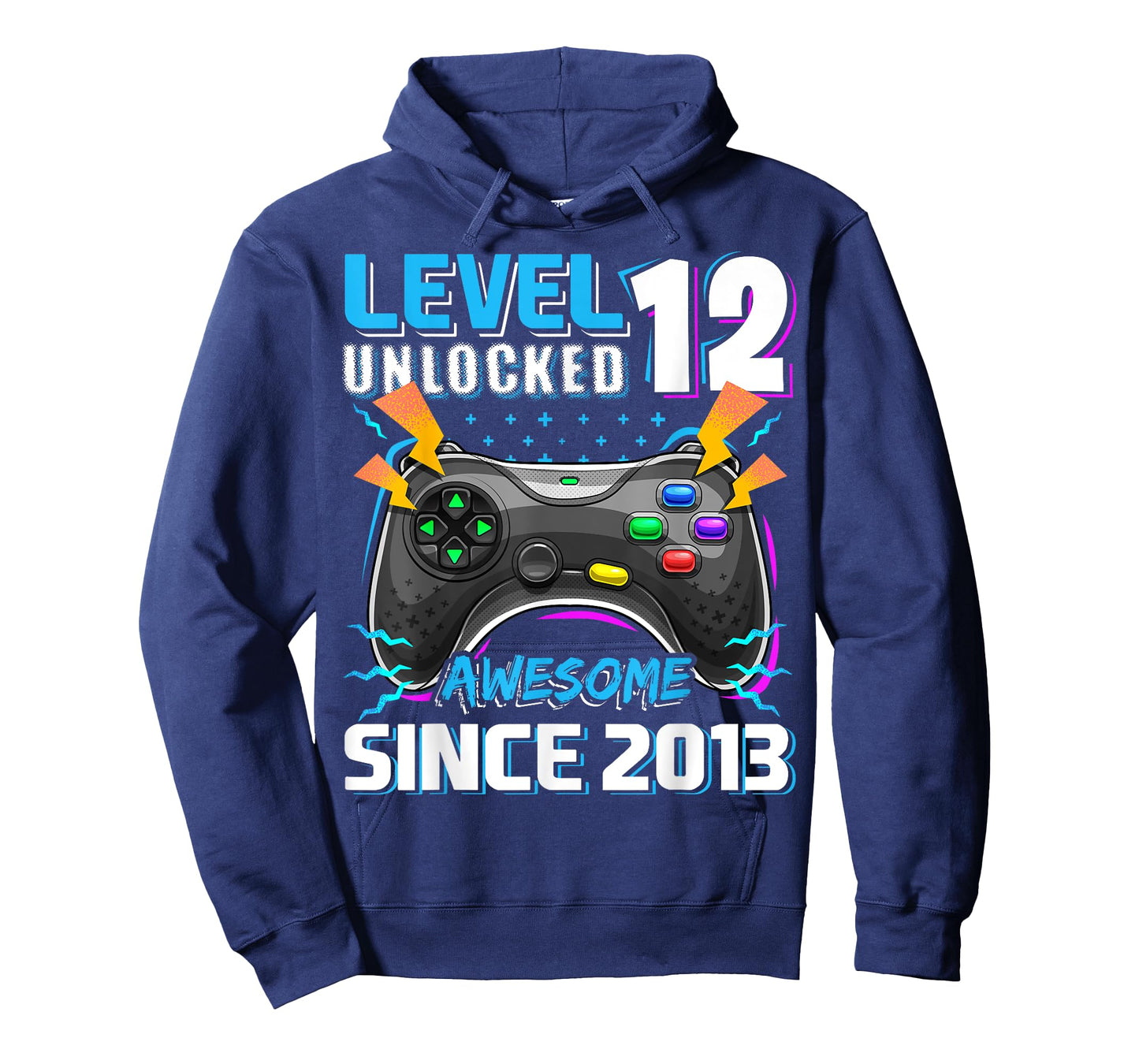 12th Birthday Boy Level 12 Gamer 12 Year Video Game Party T-Shirt