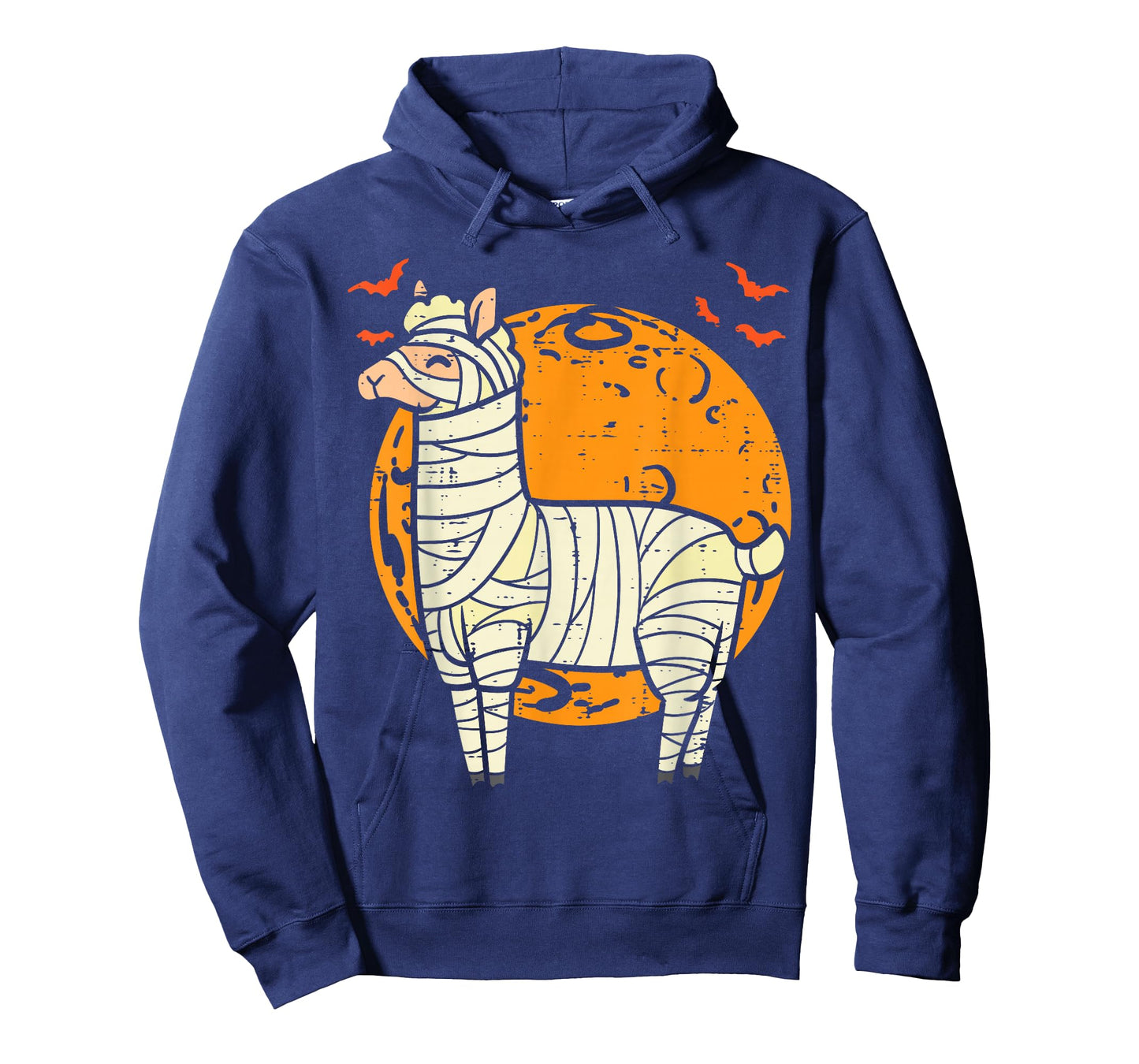 Mummy Llama Moon Cute Halloween Alpaca Animal Men Women Kids T-Shirt