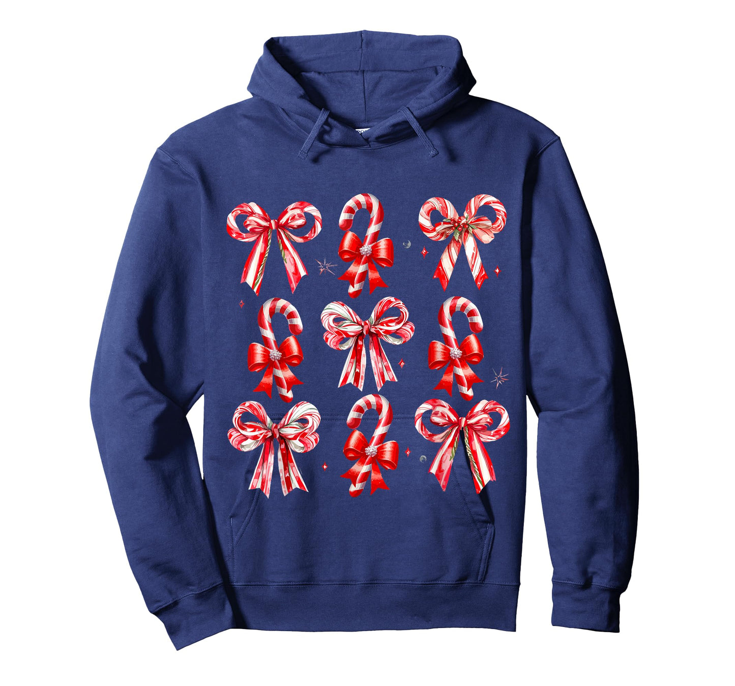 Christmas Candy Cane Santa Xmas Kids Toddler Youth Women Men T-Shirt