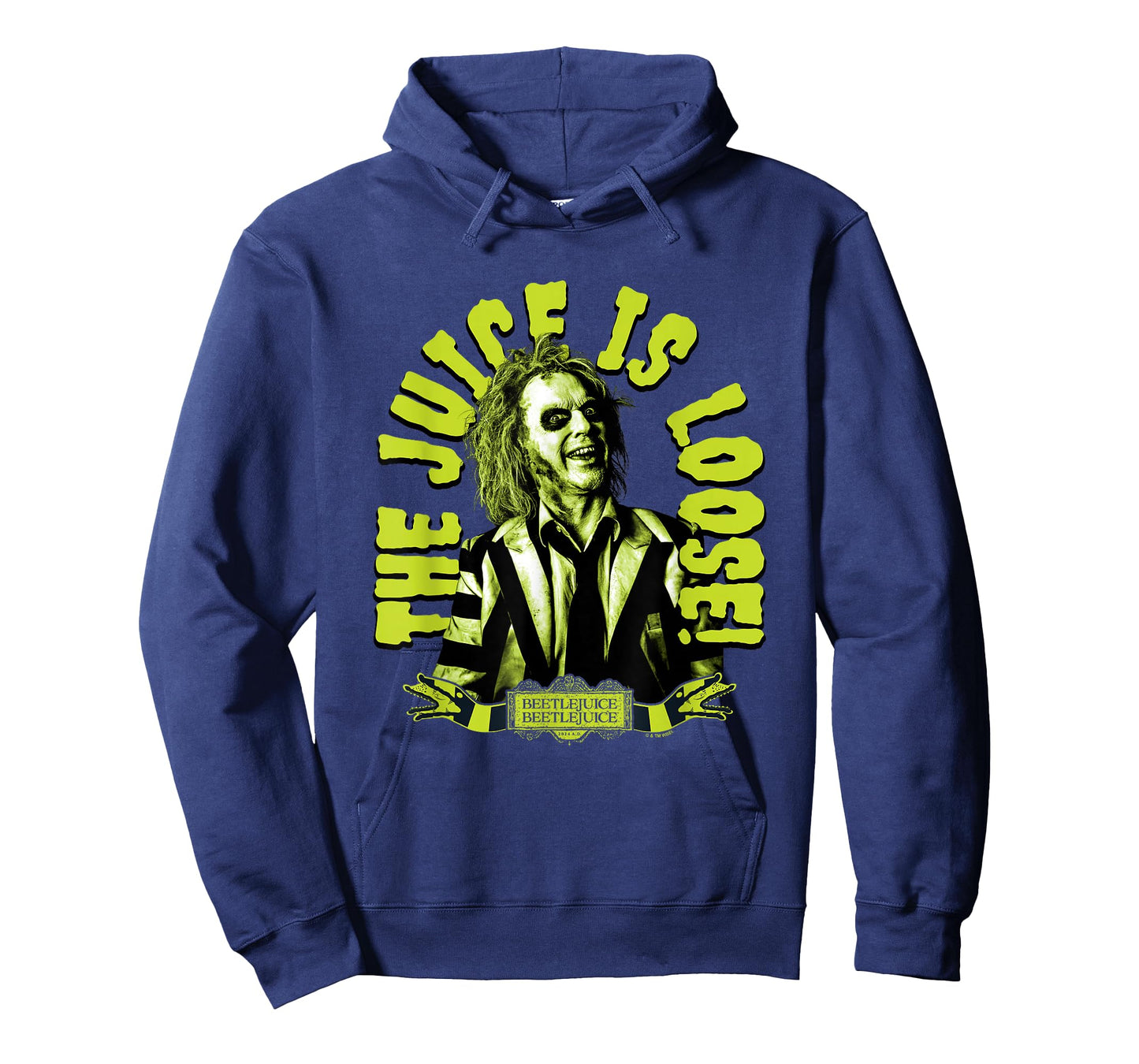 Beetlejuice Beetlejuice The Juice Is Loose! Neon Portrait T-Shirt