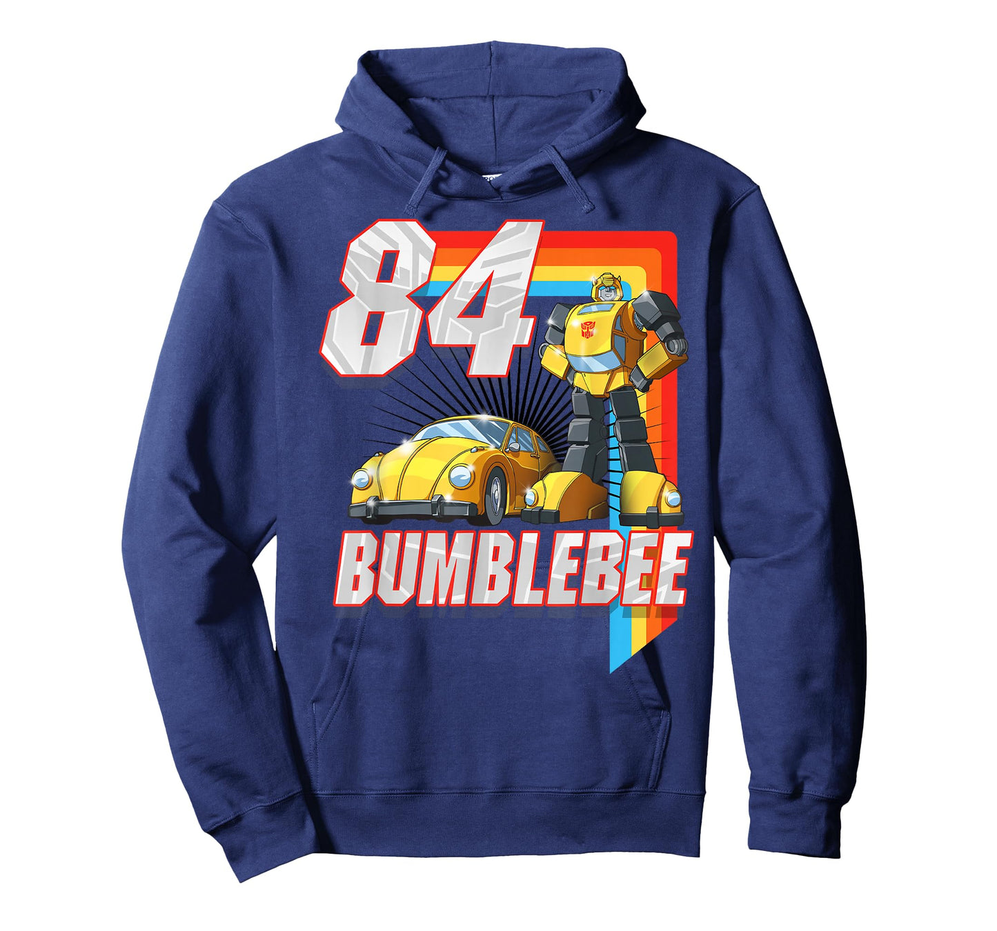 Transformers Bumblebee '84 Retro Rainbow Stripe T-Shirt