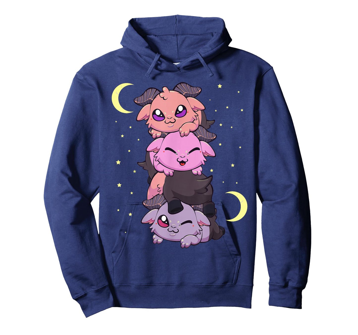 Pastel Goth Kawaii Pile of Playing Baby Baphomet T-Shirt