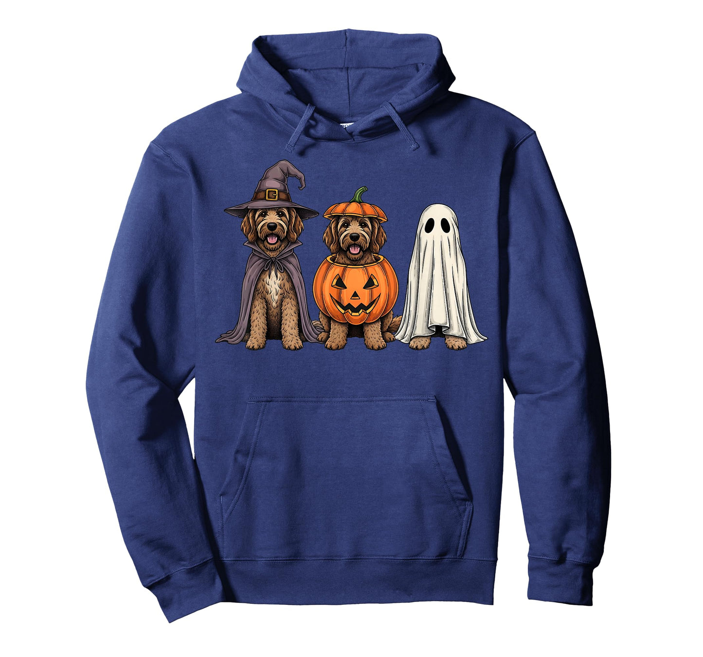 Spooky Ghost Goldendoodle Pumpkin Halloween Doodle Dog Lover T-Shirt