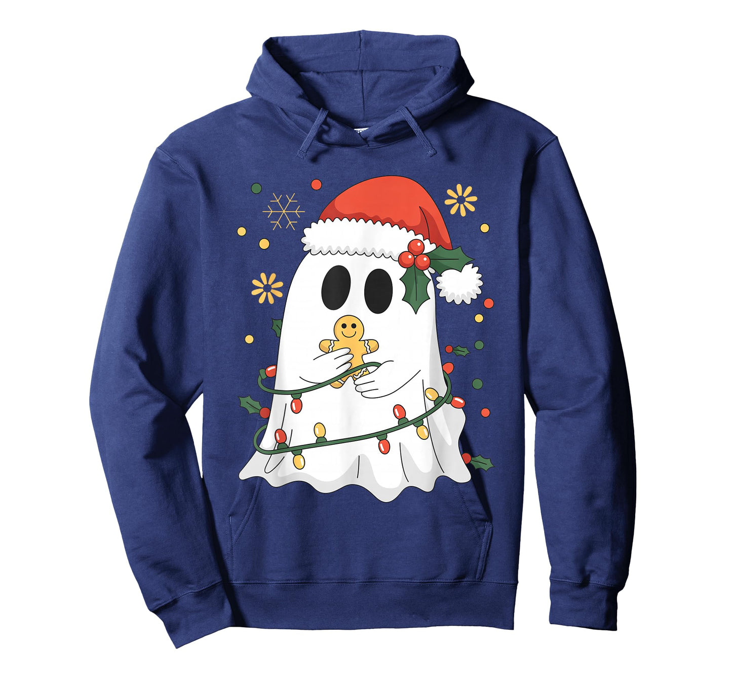 Ghost Christmas Santa Spooky Christmas T-Shirt