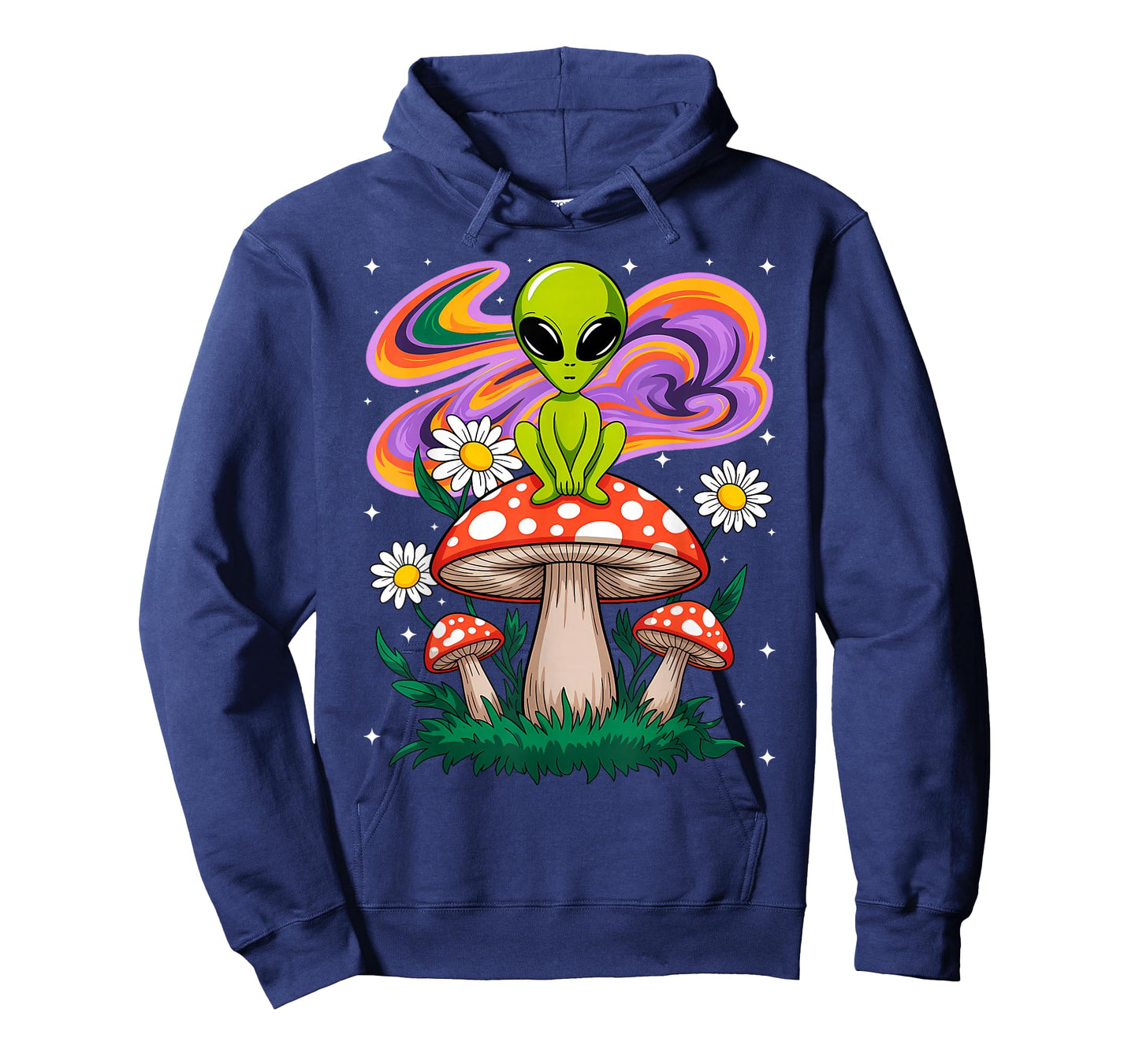 Funny Magic Mushroom Alien Trippy Shroom T-Shirt