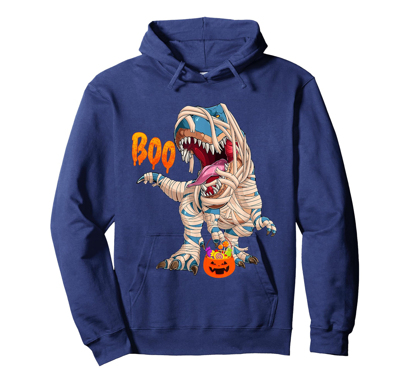BOO Halloween Ghost Skeleton Dinosaur T-Rex T-Shirt