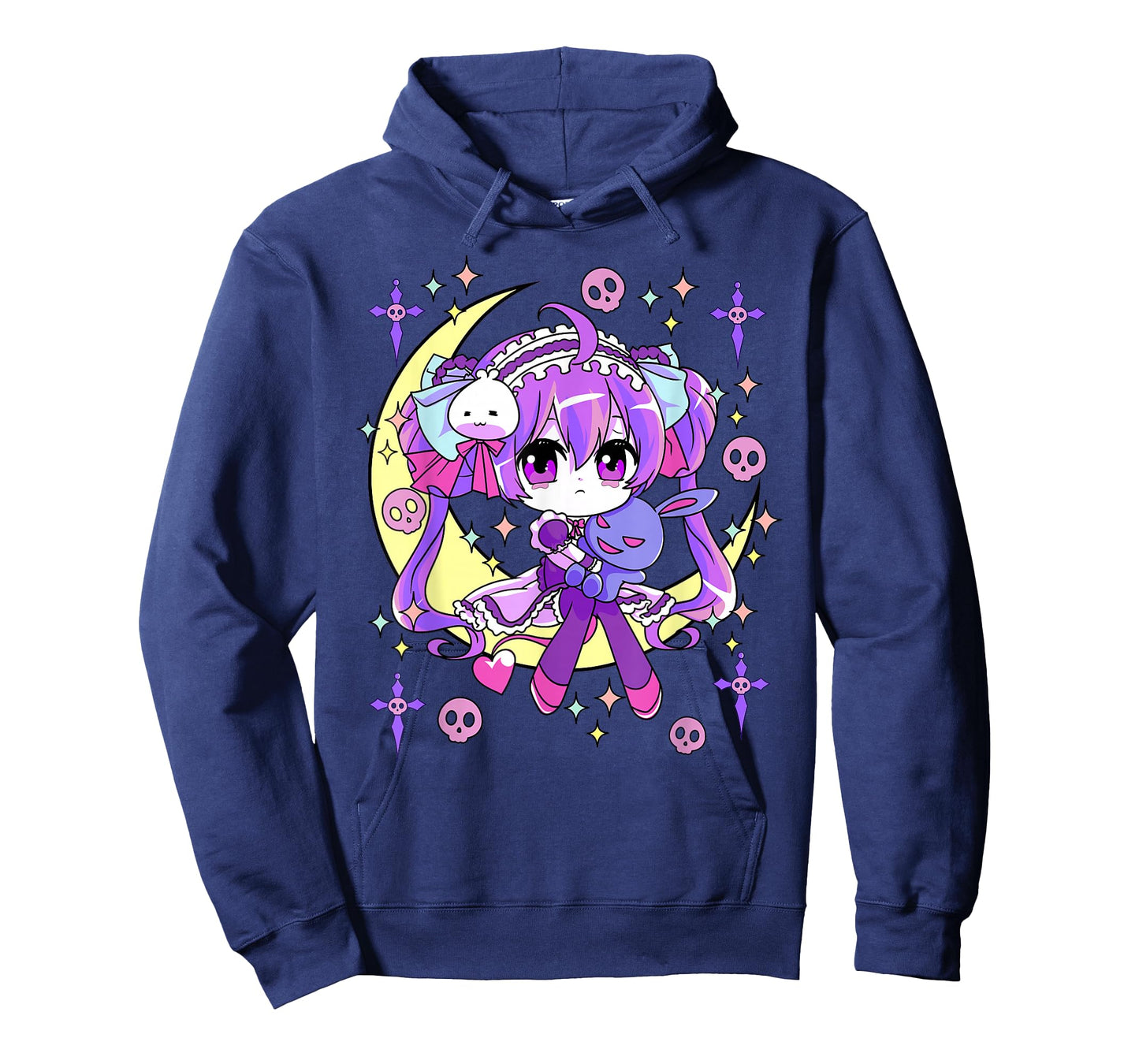 Cute Chibi Kawaii Anime Girls Pastel Goth for Kids T-Shirt
