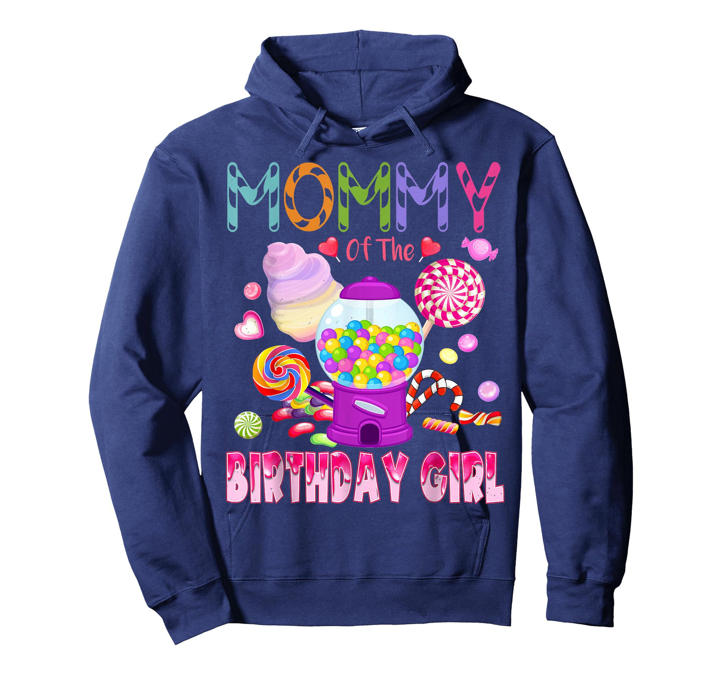 Mommy Of The Birthday Gifts Girl Candyland Candy Birthday T-Shirt