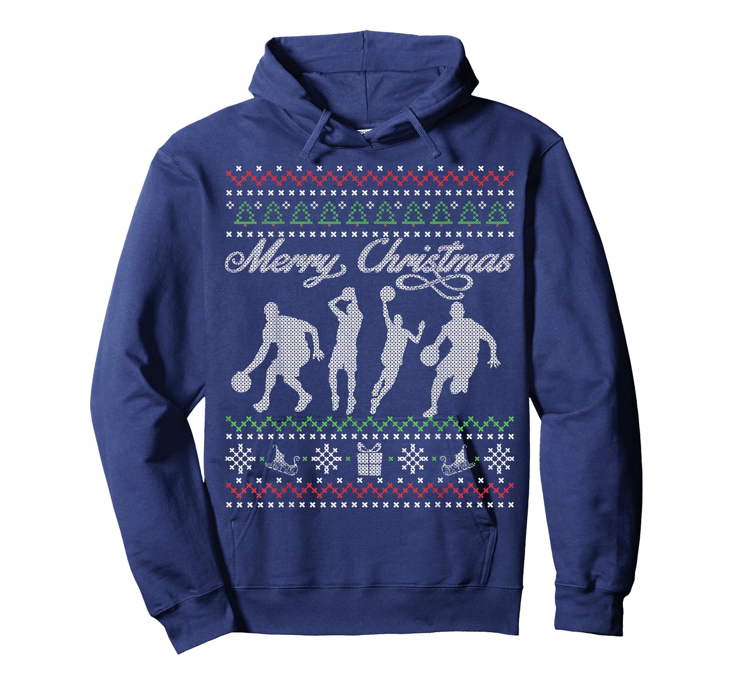 Basketball Christmas T Shirt | Ugly Xmas Gift T-Shirt