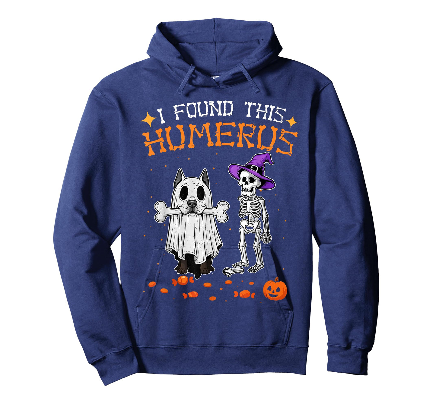 I Found This Humerus Funny Skeleton Dogs Halloween Costume T-Shirt