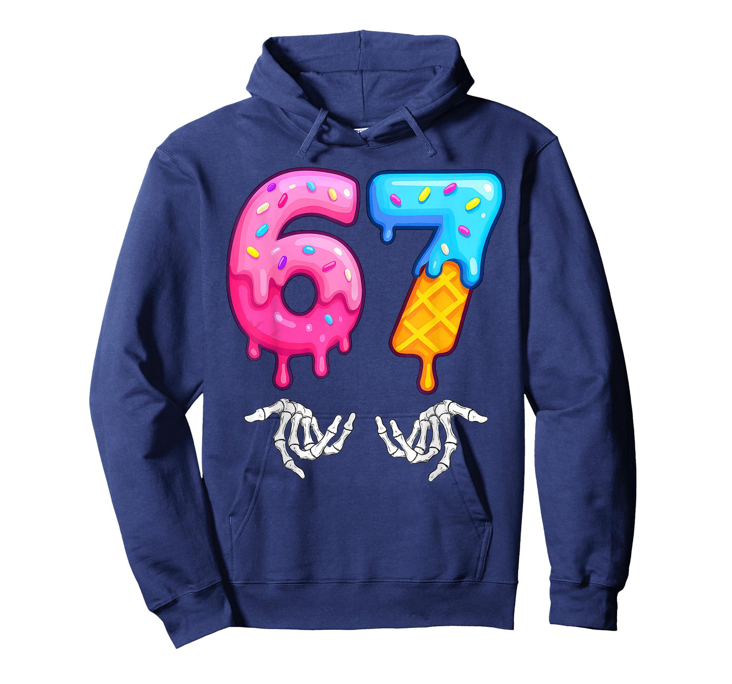 Number 67 Matching Six Seven 6 7 Meme 6-7 Halloween Costume T-Shirt