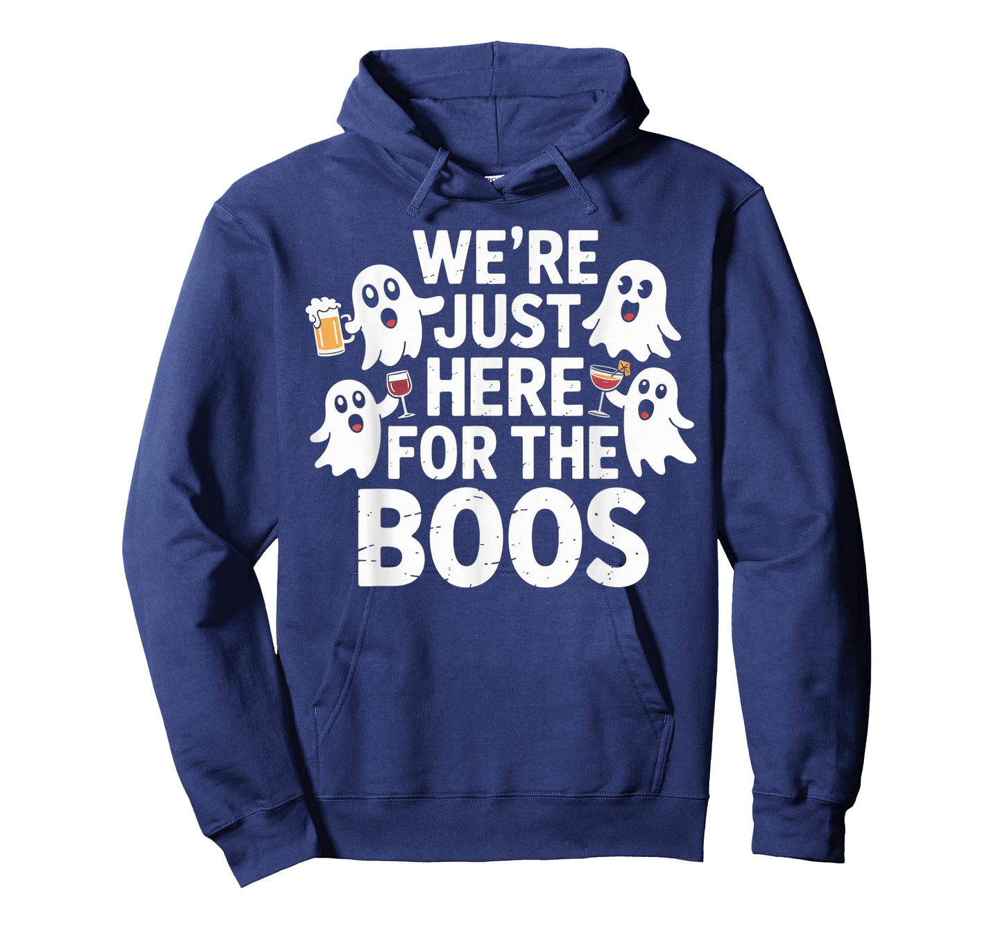 We're Just Here for The Boos Funny Halloween Party Spirits T-Shirt