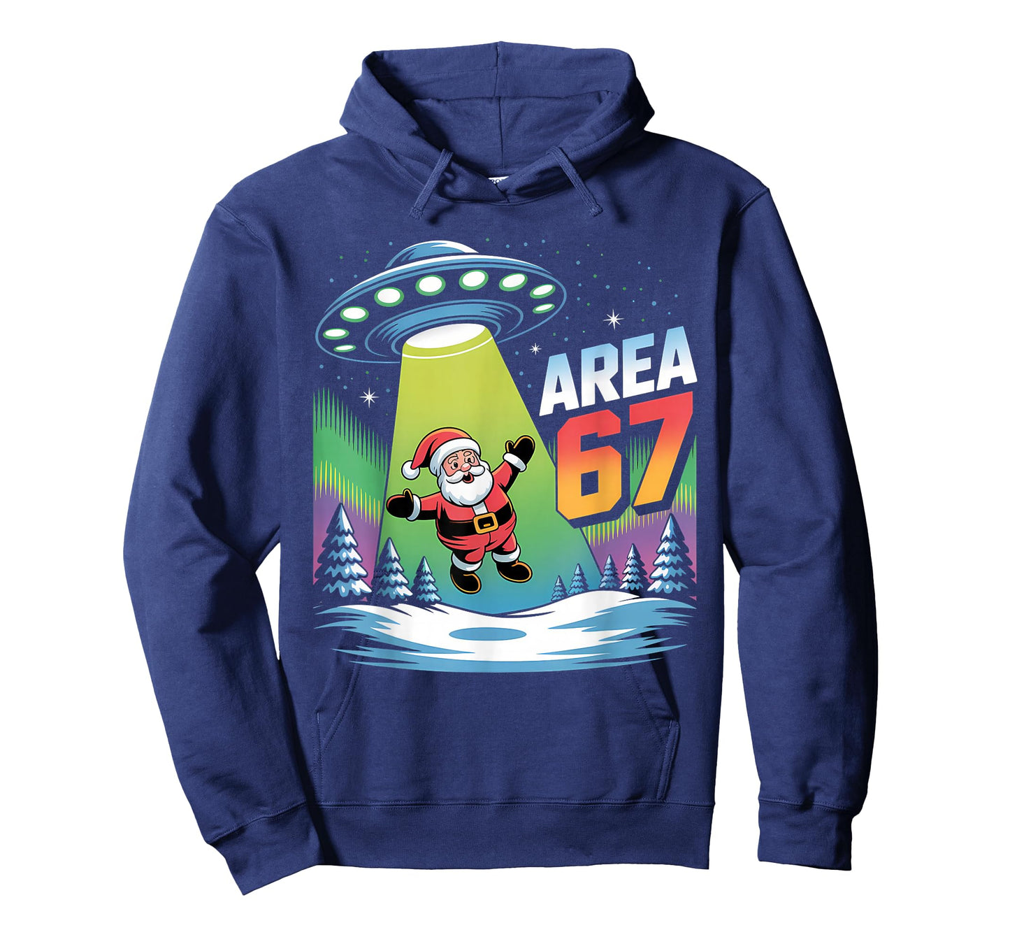 Alien Santa Christmas Meme Area 67 T-Shirt