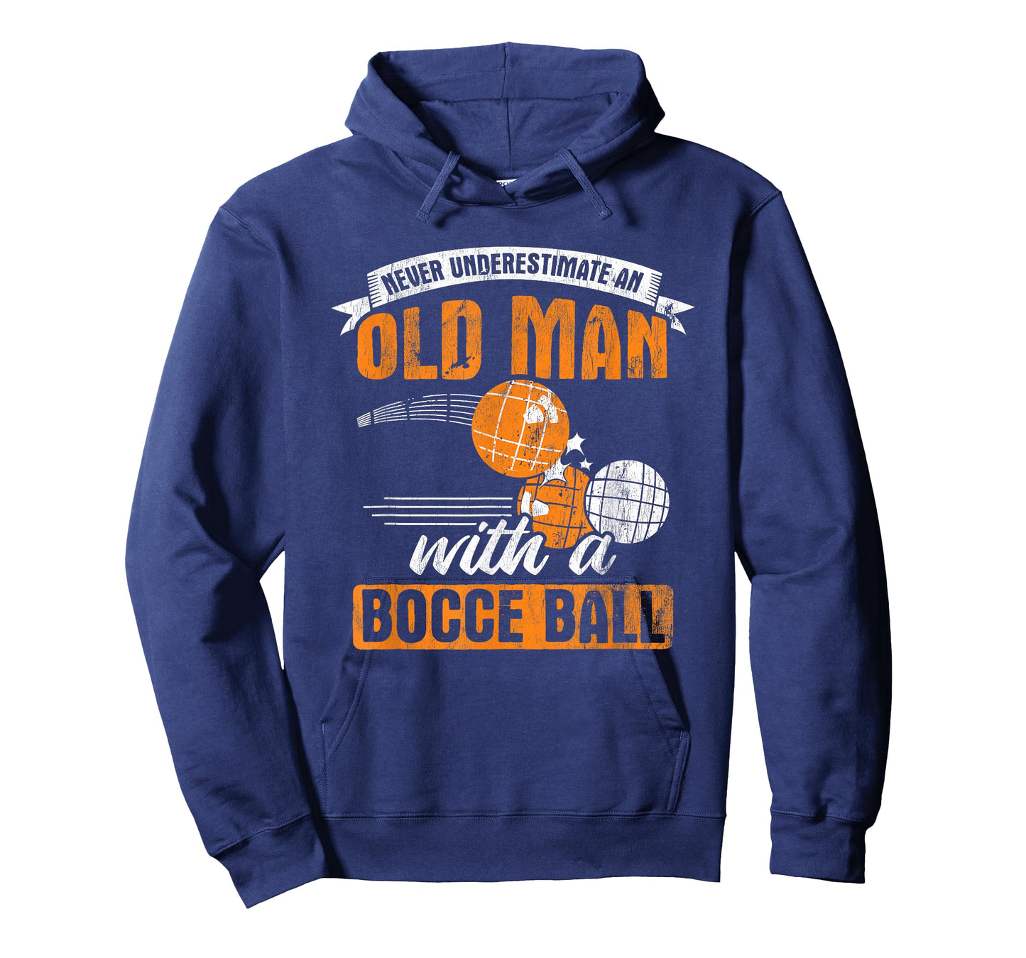 Never Underestimate An Old Man With A Bocce Ball T-Shirt
