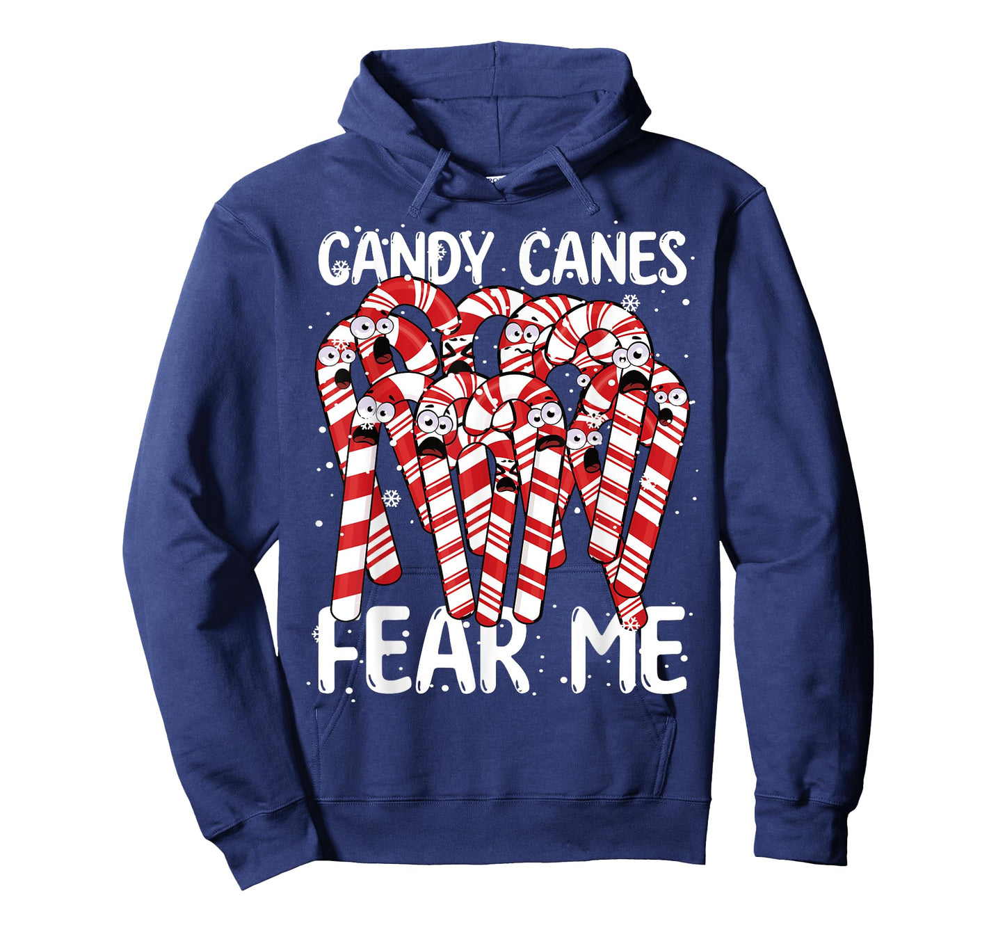 Candy Canes Fear Me Christmas Boys Girls Candy Cane Kids T-Shirt