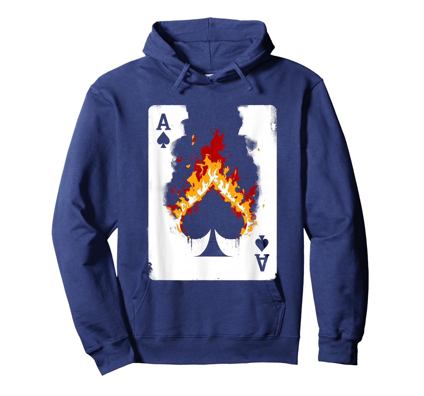 Burning Ace Of Spades - Vintage Favorite Card Game Lover T-Shirt