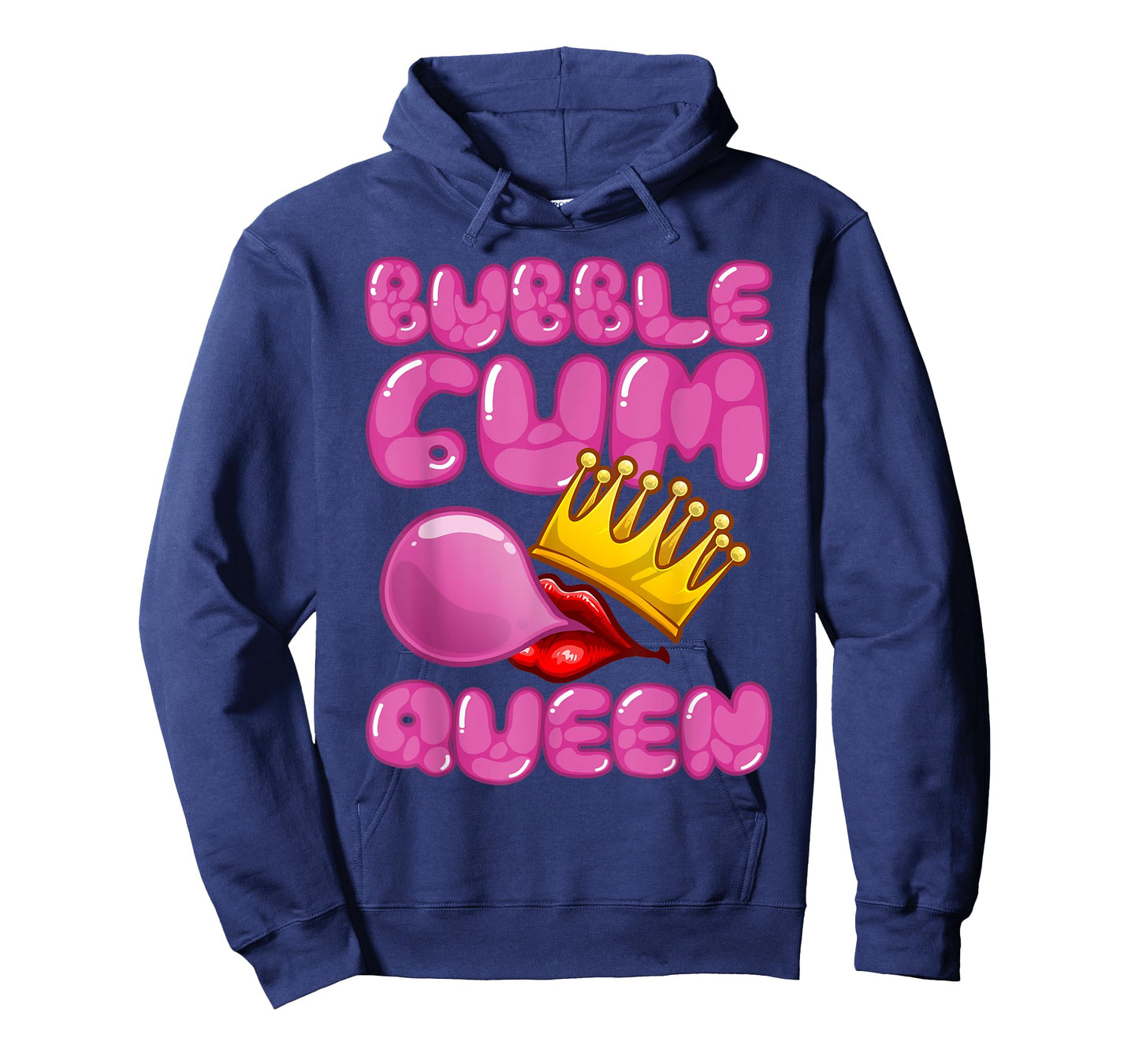 Cute Bubble Gum Art For Women Girls Kids Bubble Gum Queen T-Shirt