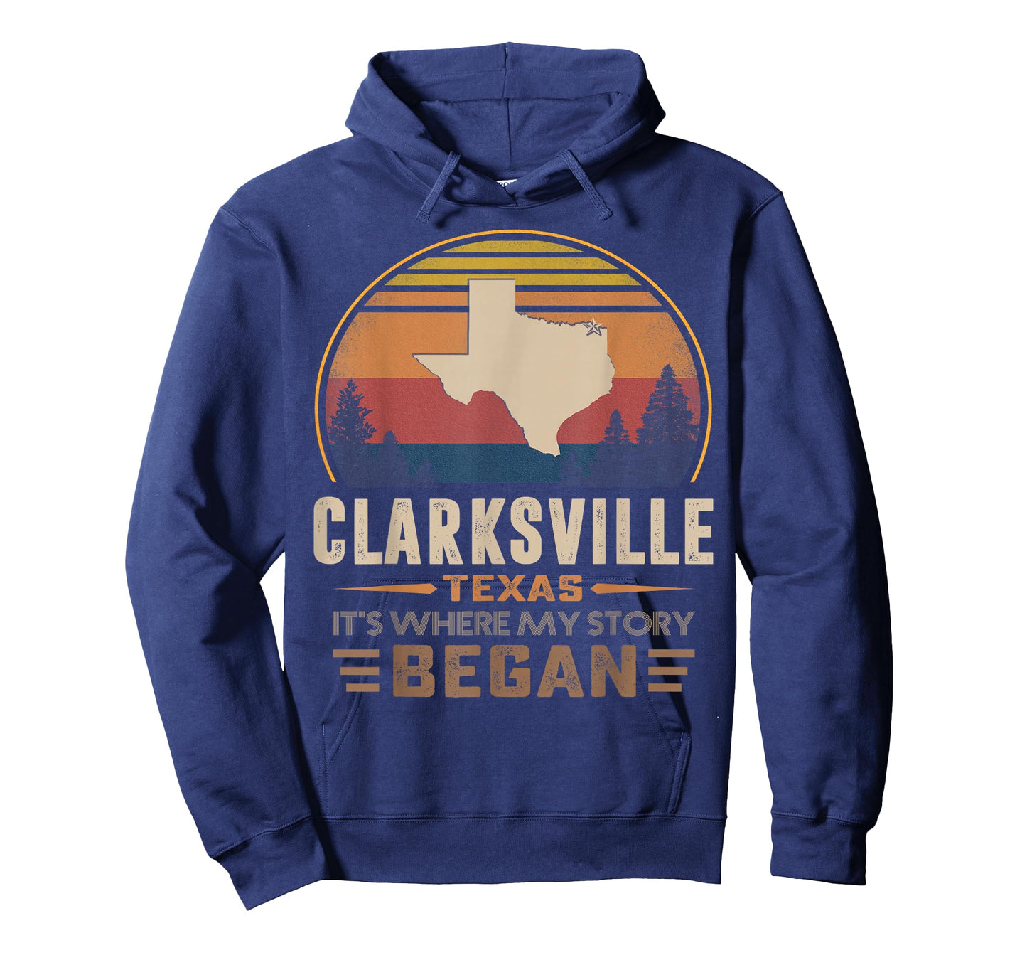 Vintage Clarksville Texas Hometown My Story Began T-Shirt