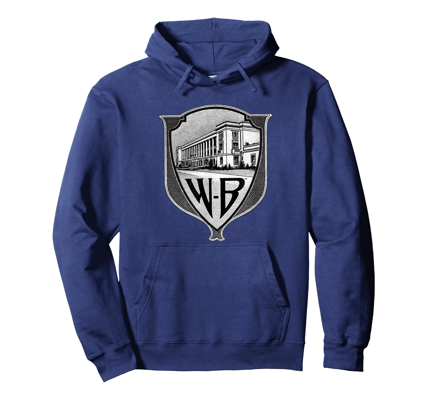 WB100 Vintage Warner Bros. Movie Studio Badge Logo T-Shirt