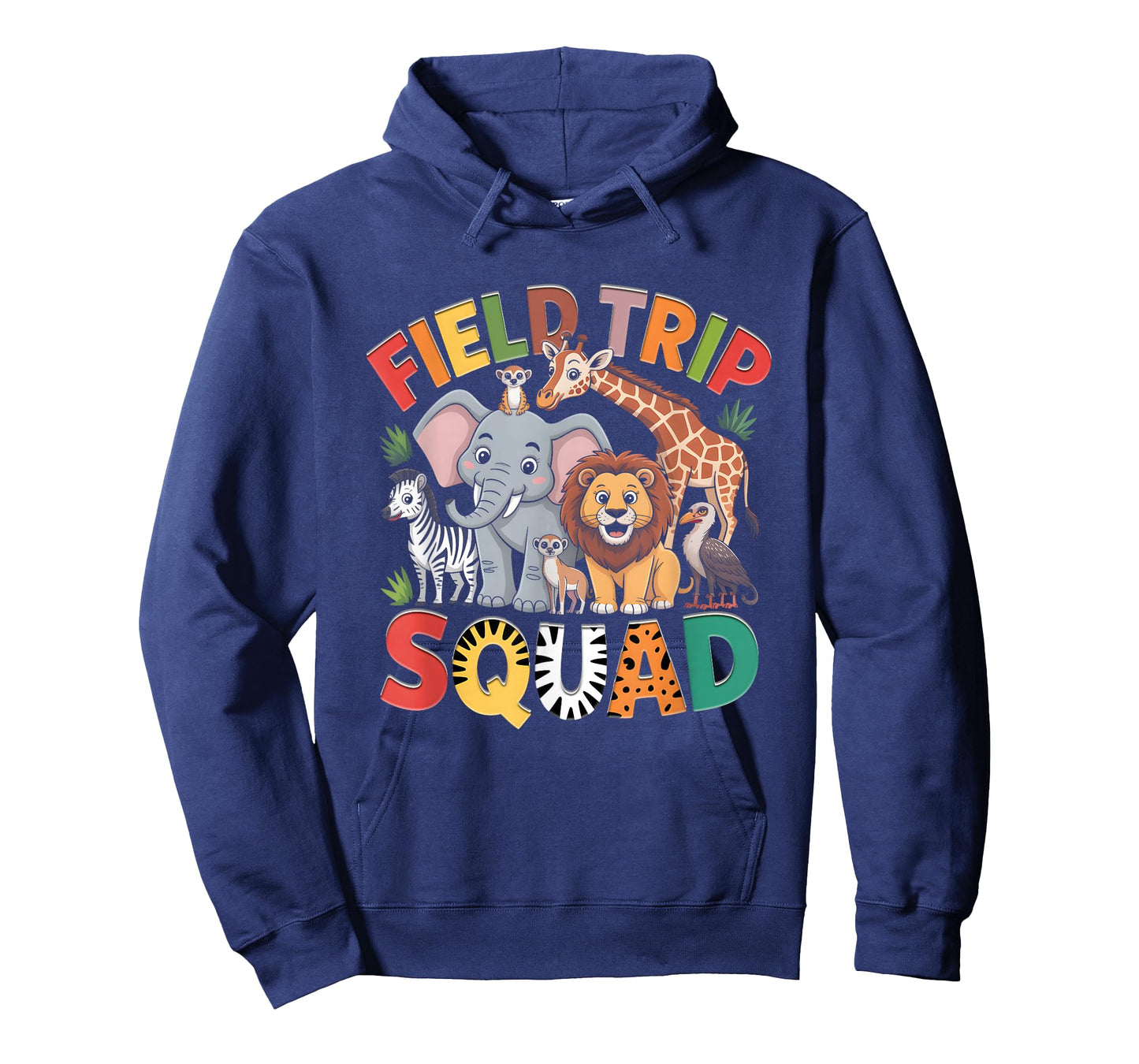 Zoo Field-Trip Squad Safari Teacher Students Wildlife Animal T-Shirt