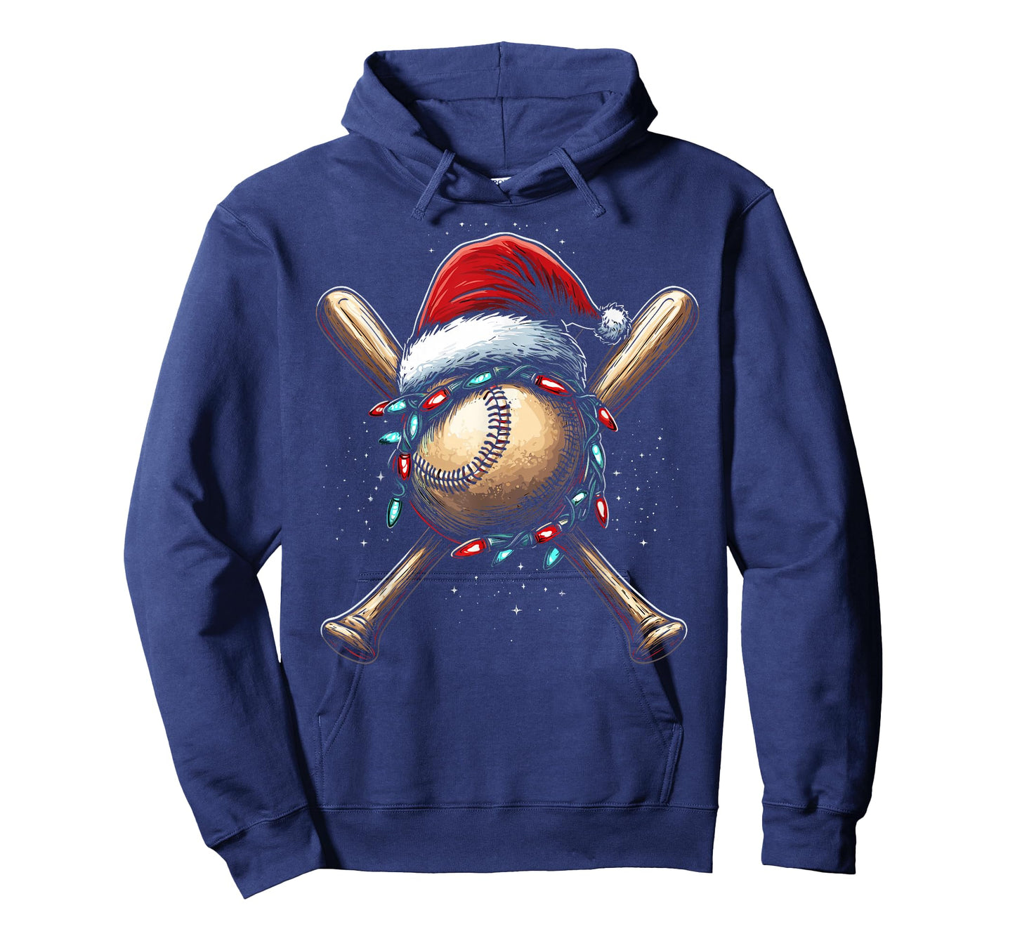 Christmas Baseball Pajama Santa For Men Boys Girls Kids Xmas T-Shirt
