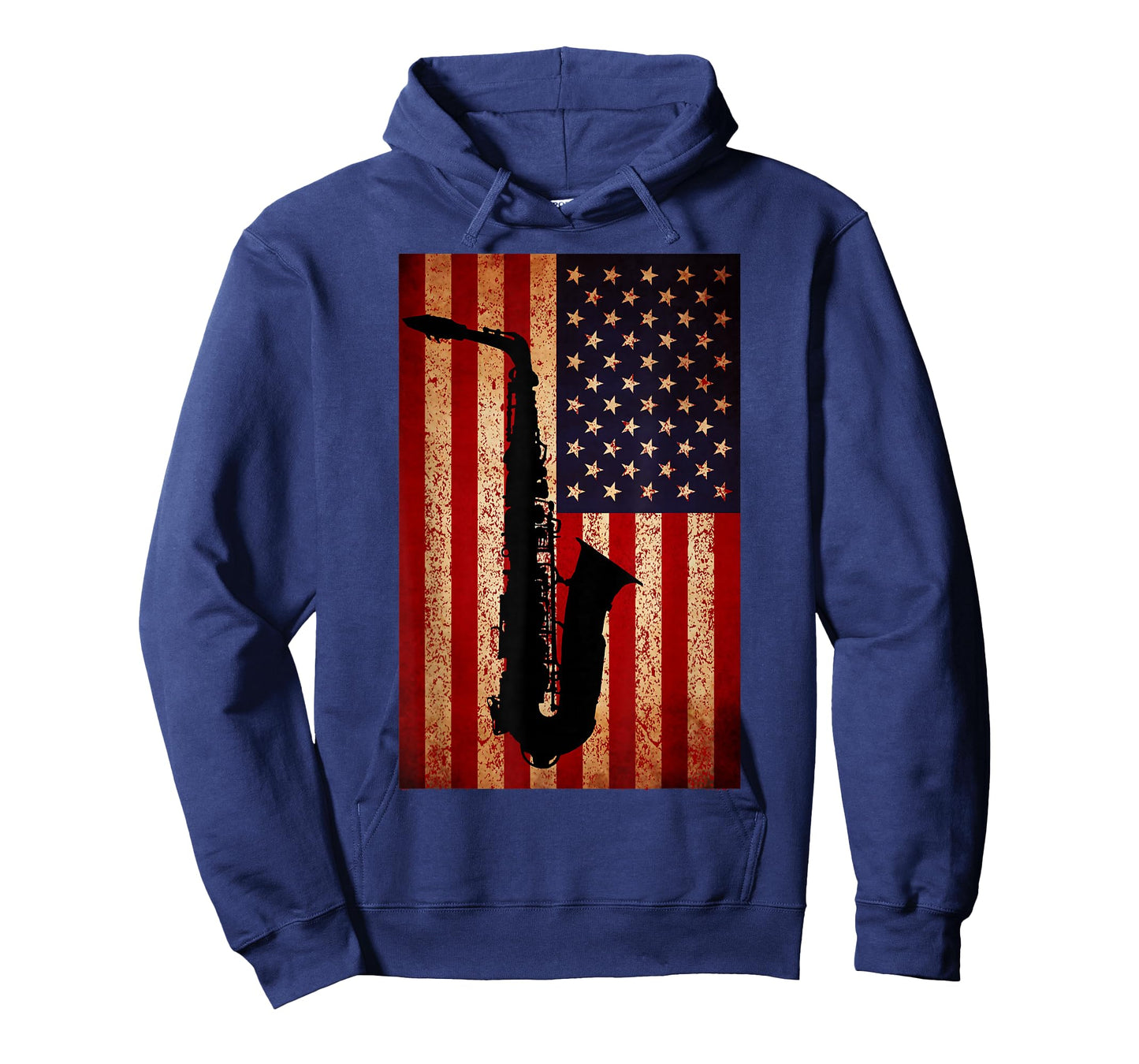Vintage American Flag Saxophone Funny Sax Music Player Gifts T-Shirt