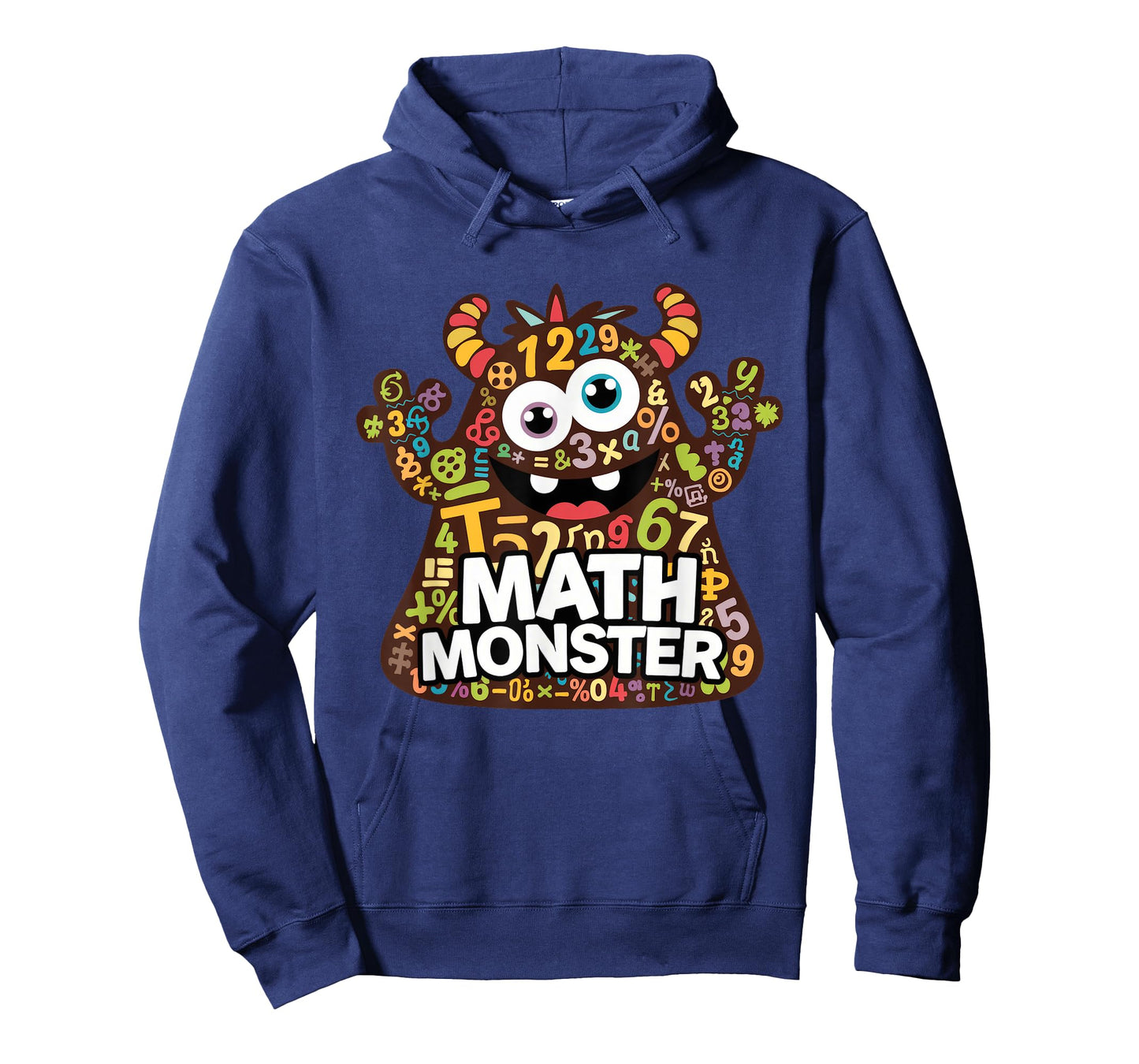 Cool Math Monster Funny Design for Students and Teachers T-Shirt