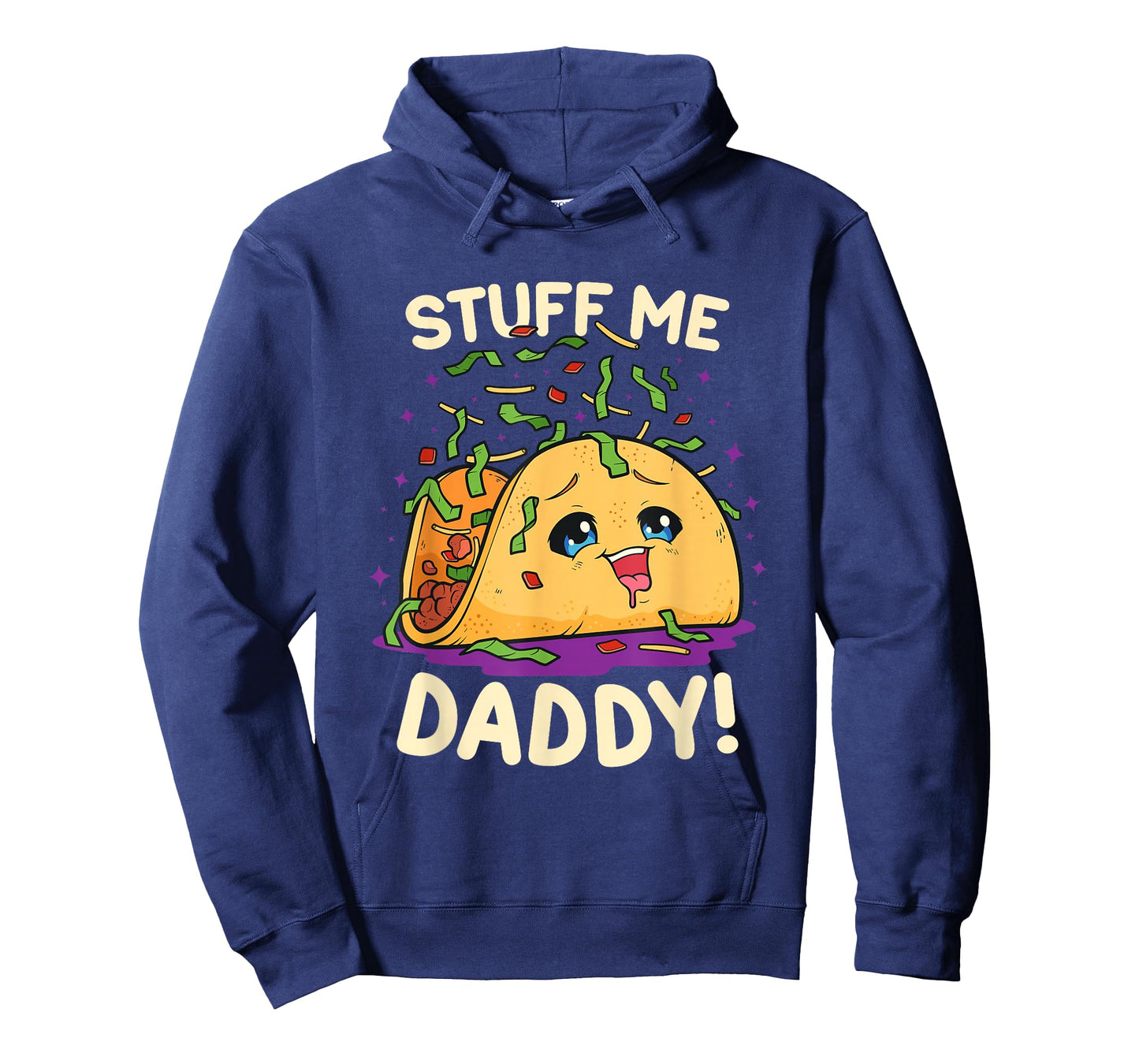 Funny Dirty Word Game Stuff Me Daddy Naughty Taco T-Shirt