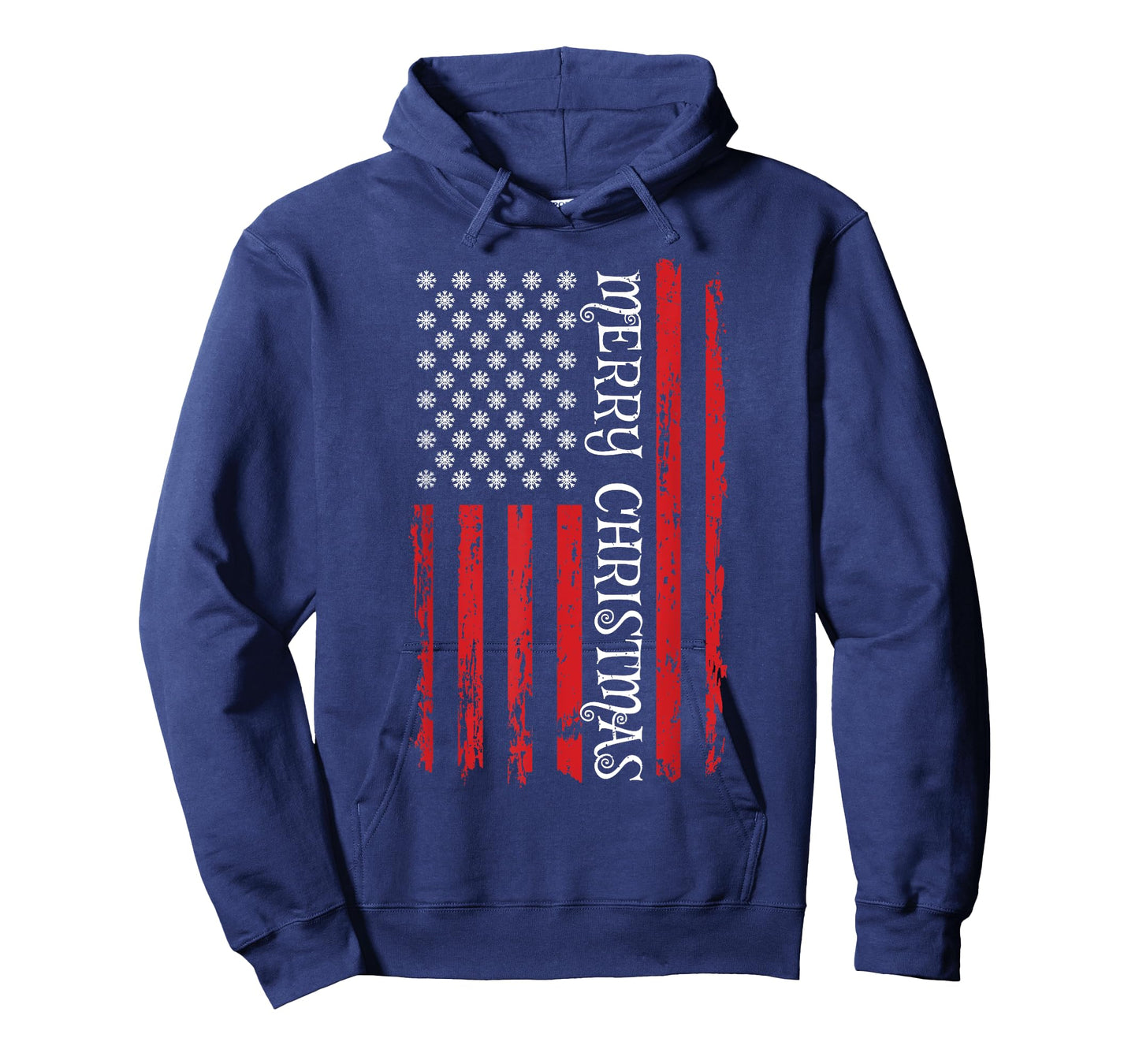Patriotic USA Flag Shirt Men Women Kids Merry Christmas T-Shirt