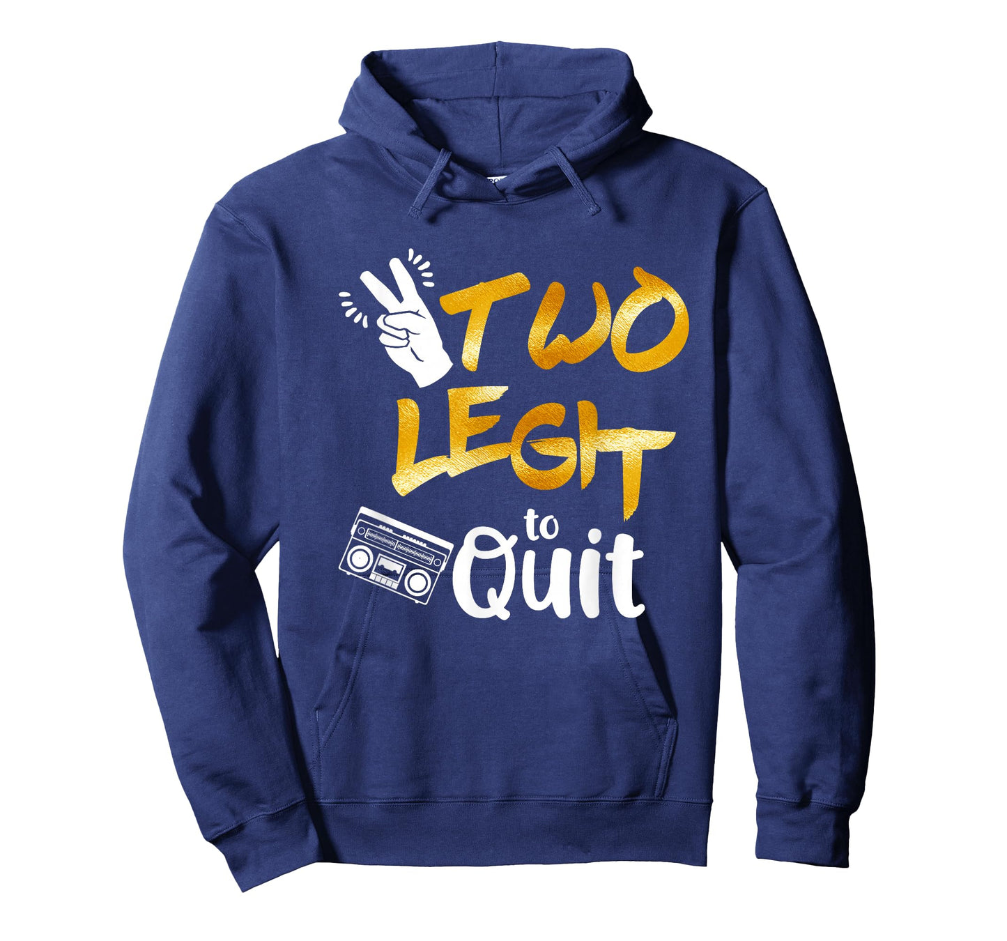 2nd Birthday Hip Hop Theme Two Legit To Quit Outfit T-Shirt