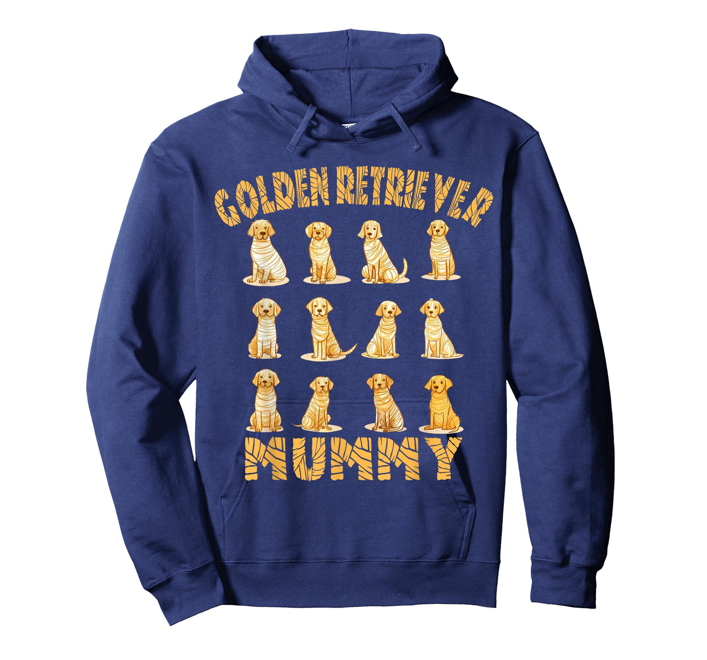 Golden Retriever Mummy Dog Lover Halloween Costume Men Women T-Shirt