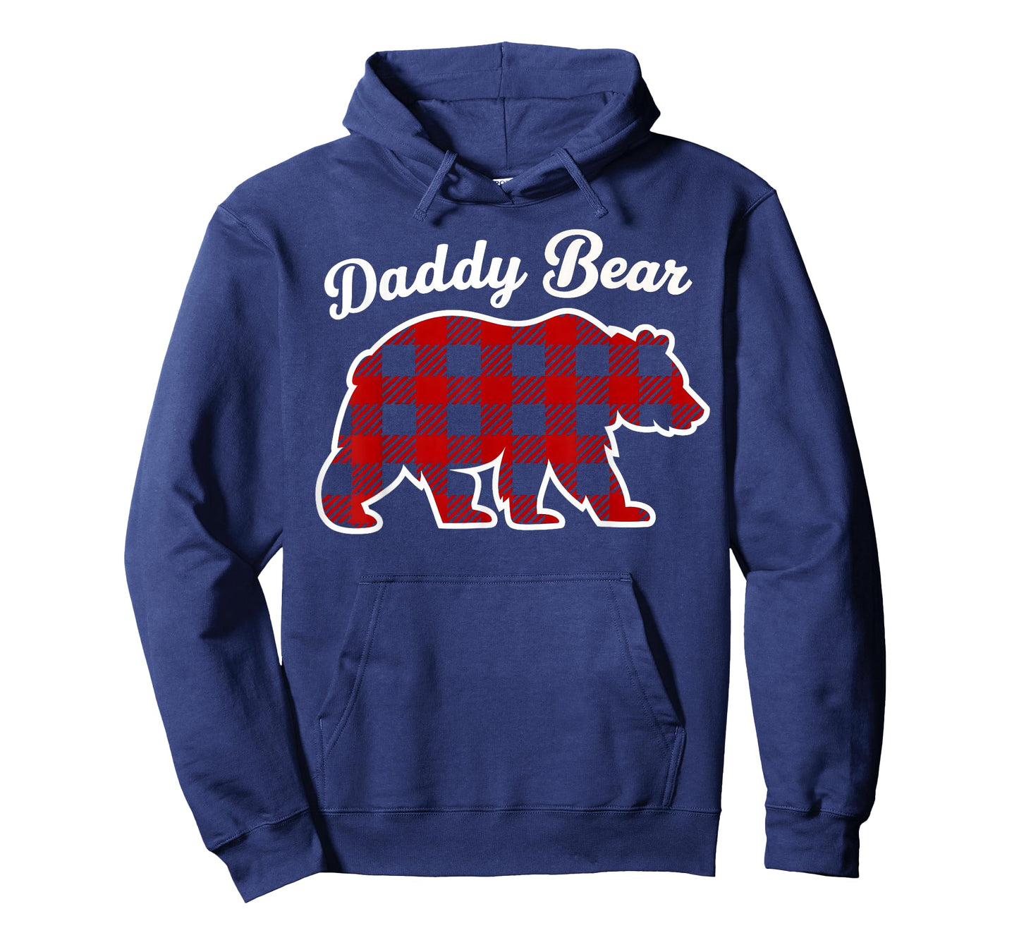 Daddy Bear Buffalo Red Plaid Matching Family Christmas T-Shirt