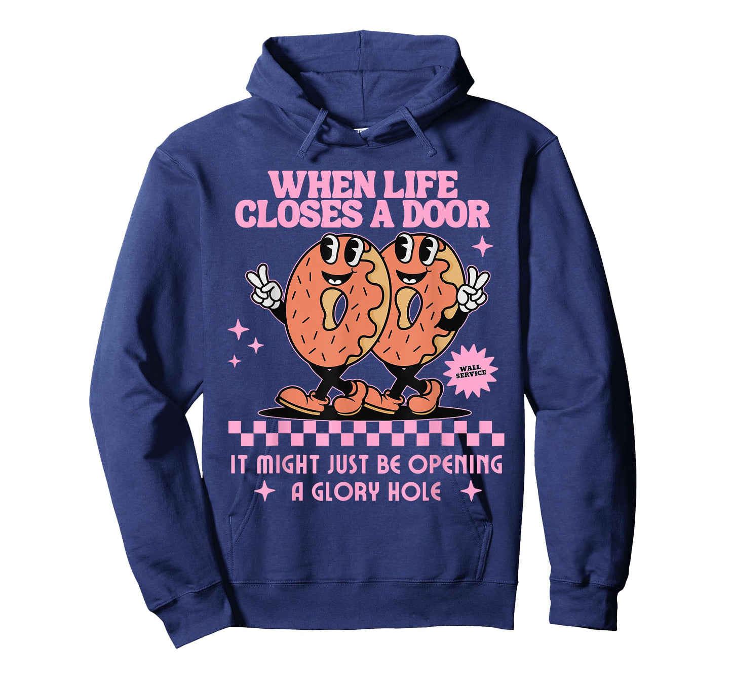 Life Closes A Door Funny Embarrassing Gag Glory Hole Meme T-Shirt