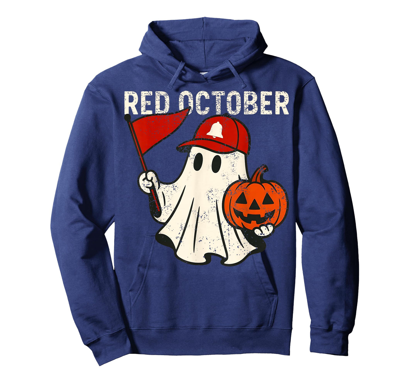 Retro Red October Name Ghost Pumpkin Gift for Men Women Kid T-Shirt