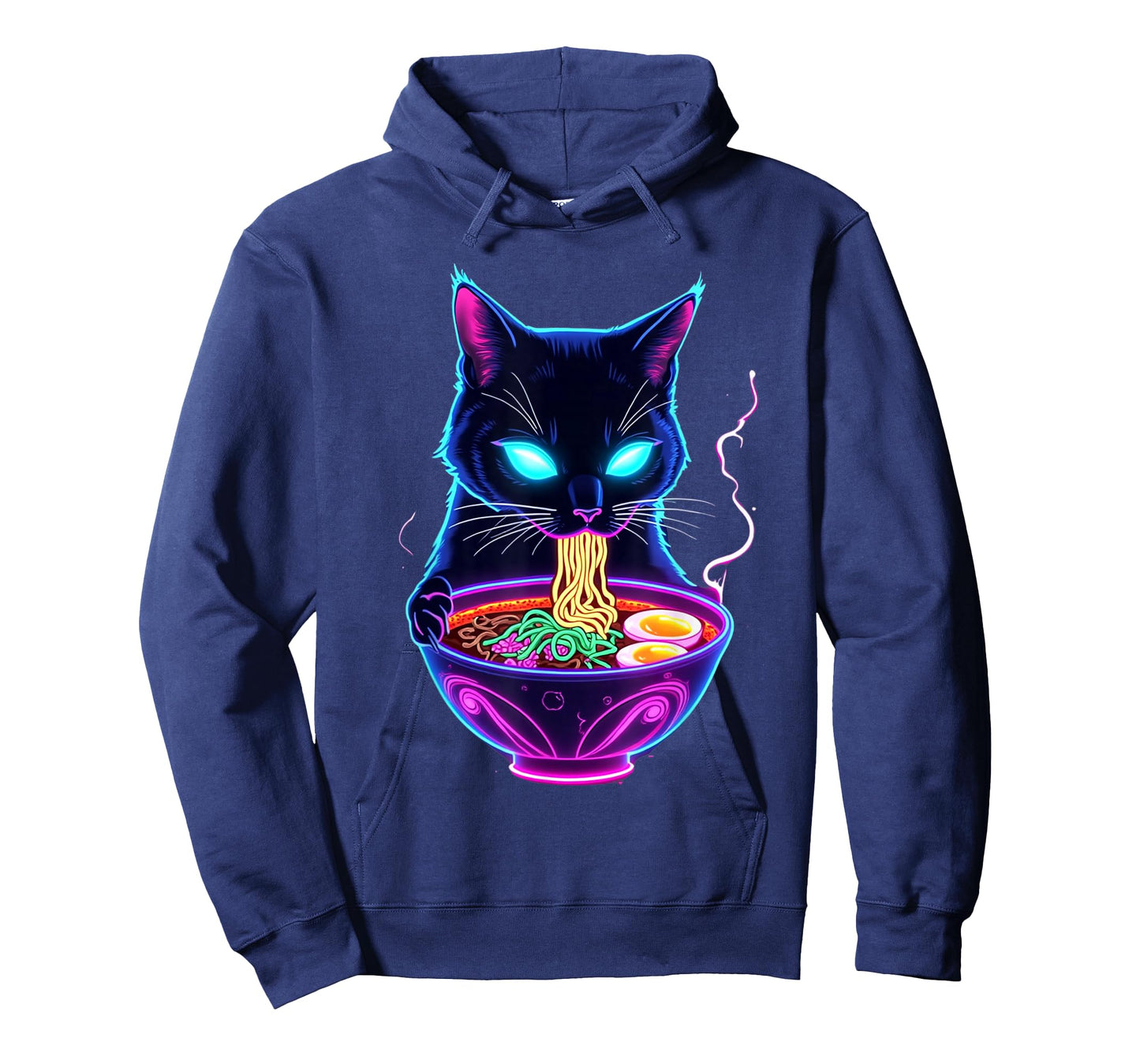 Cat Eating Ramen Noodles Japanese Funny Kawaii Cat T-Shirt