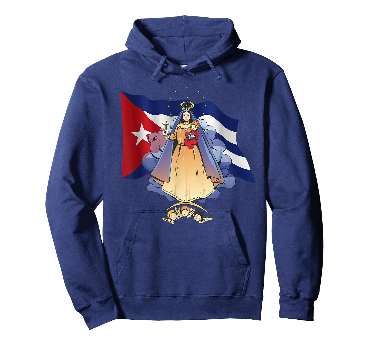 Virgen de la Caridad del Cobre Patrona de Cuba & Cuban Flag T-Shirt
