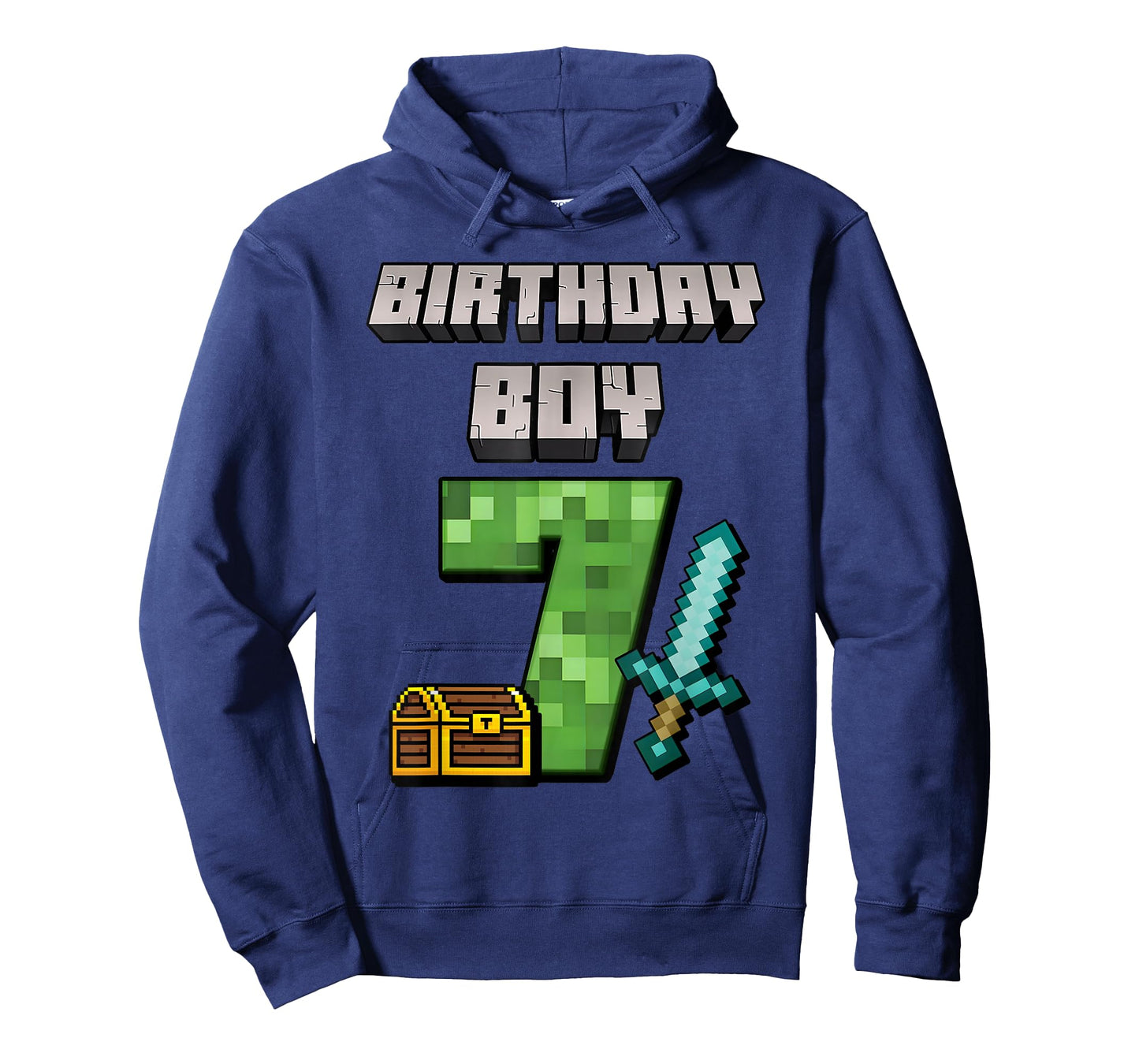 Birthday Boy Shirt 7th Birthday Boy 7 Year Old Game Pixel T-Shirt
