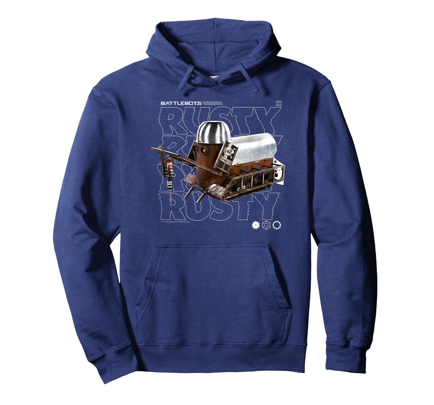 BattleBots Rusty Robot Text Stack T-Shirt