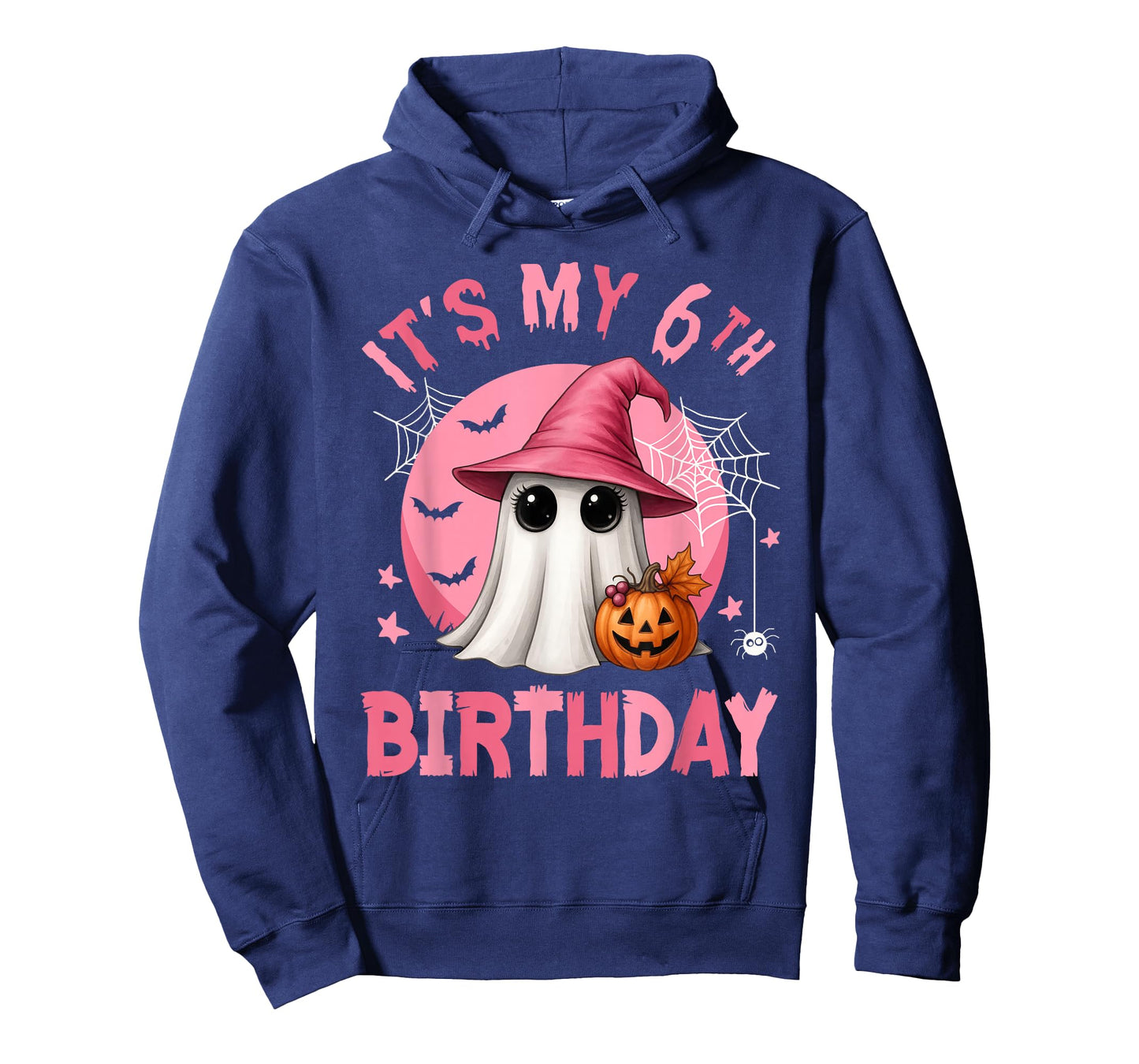It's My 6th Birthday Ghoul Cute Ghost I'm 6 Years Old Kids T-Shirt