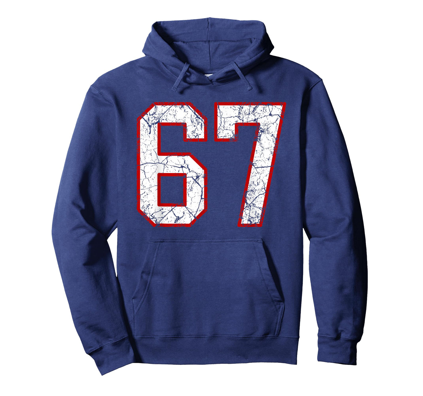 White and Red Sports Number 67 Jersey Uniform Player T-Shirt