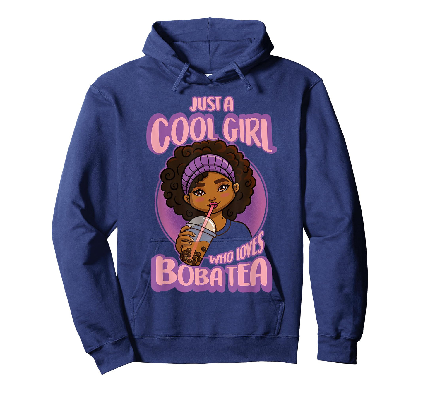 Kawaii Black Girl Anime Boba Tea T-Shirt
